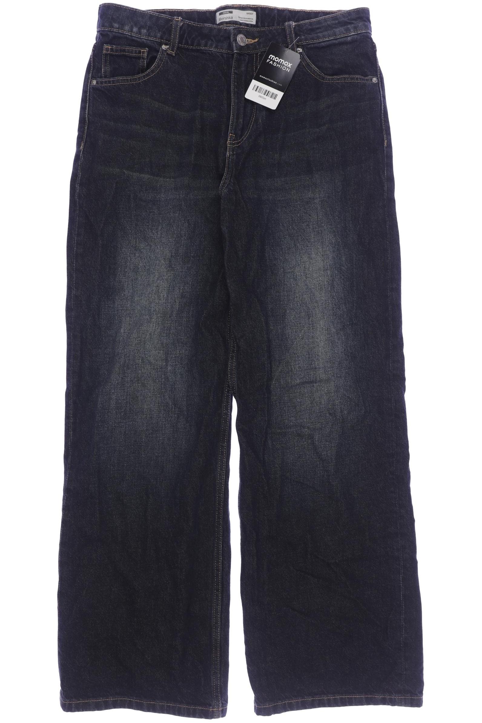 

bershka Damen Jeans, marineblau, Gr. 36