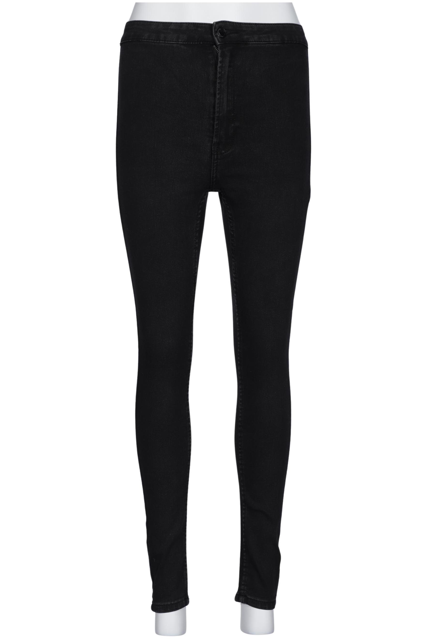 

bershka Damen Jeans, schwarz, Gr. 38