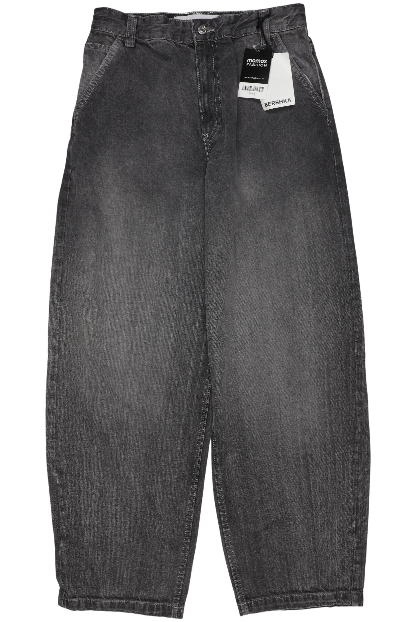 

bershka Damen Jeans, grau, Gr. 36