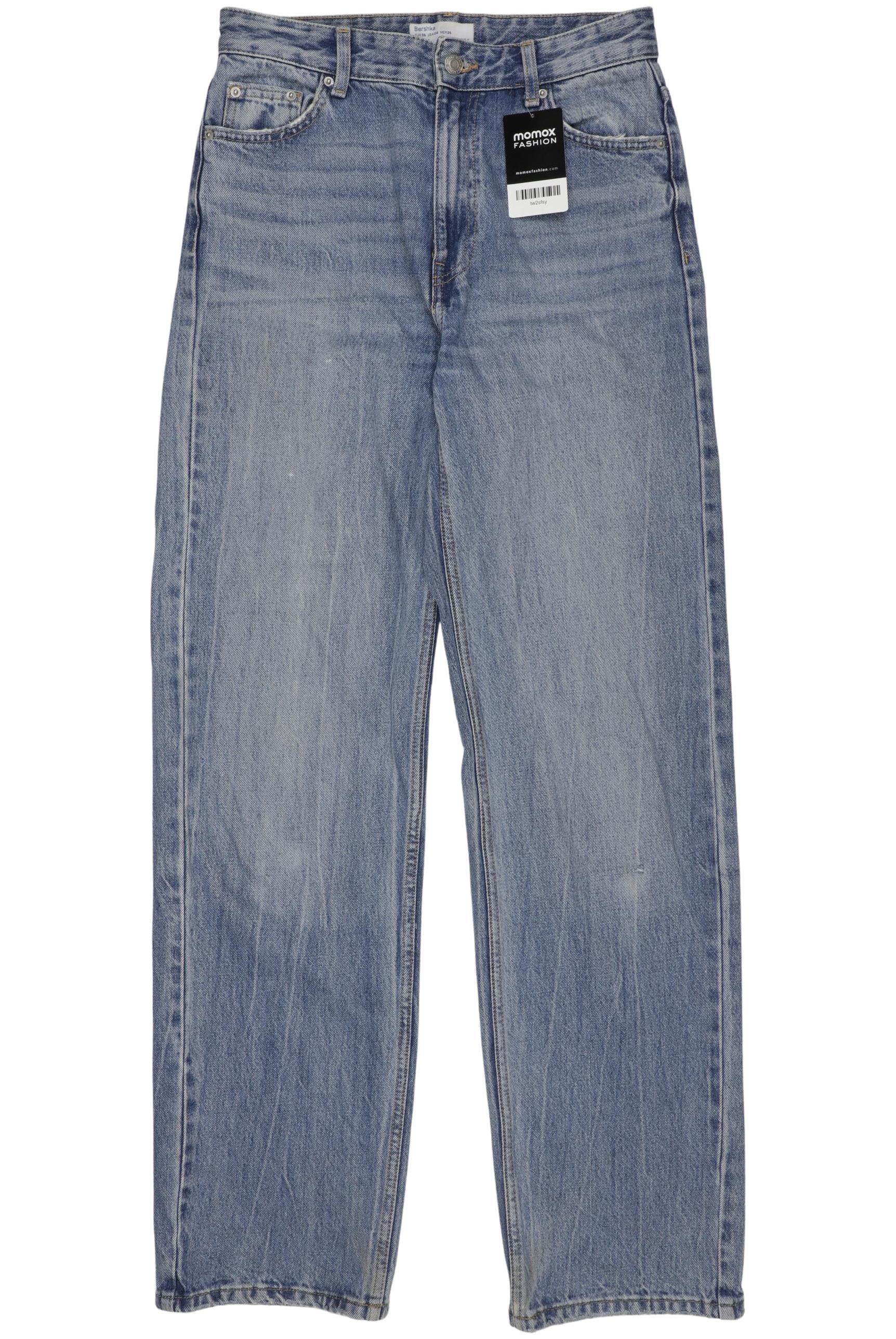 

bershka Damen Jeans, hellblau, Gr. 36
