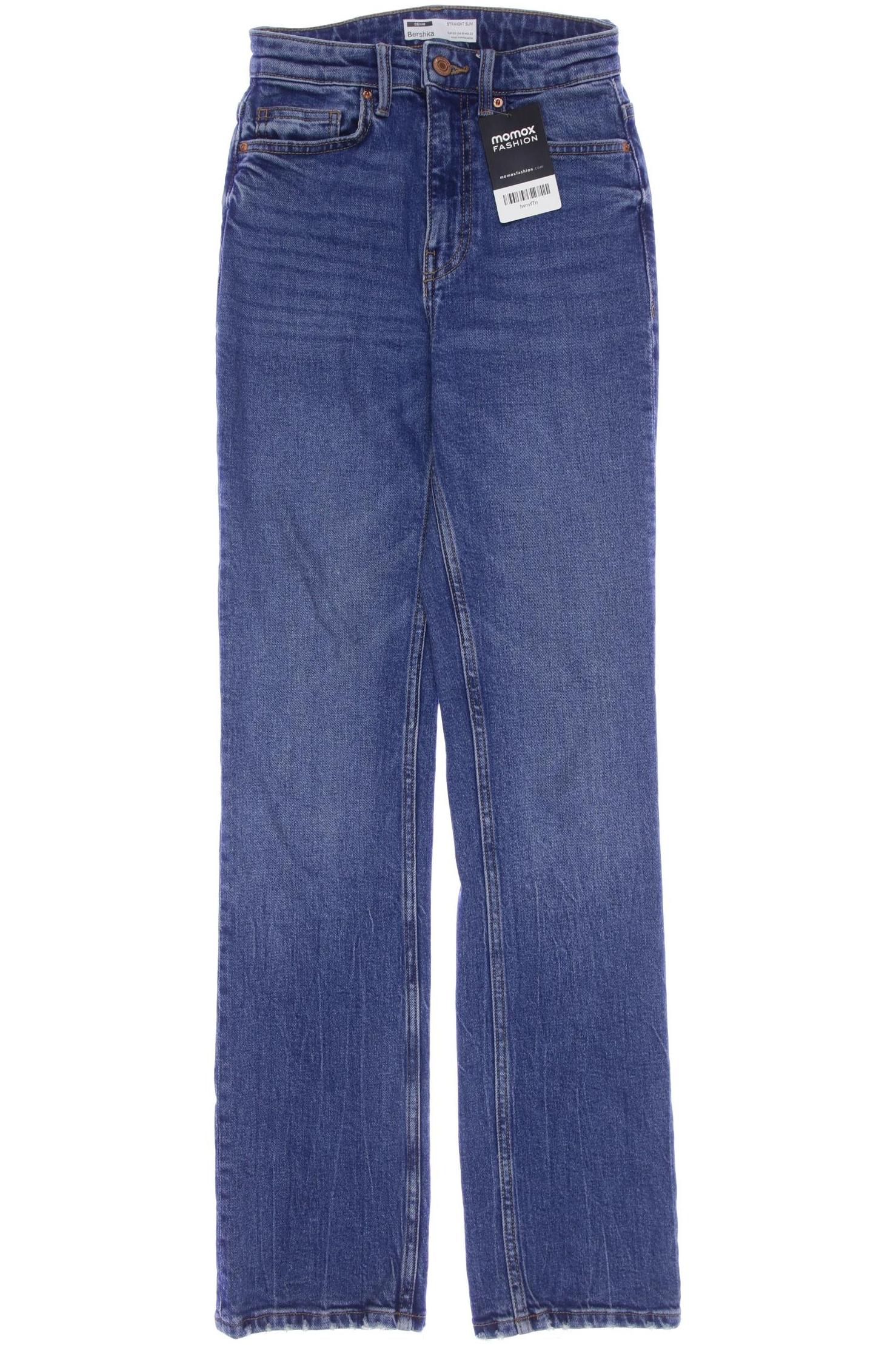 

bershka Damen Jeans, blau, Gr. 32