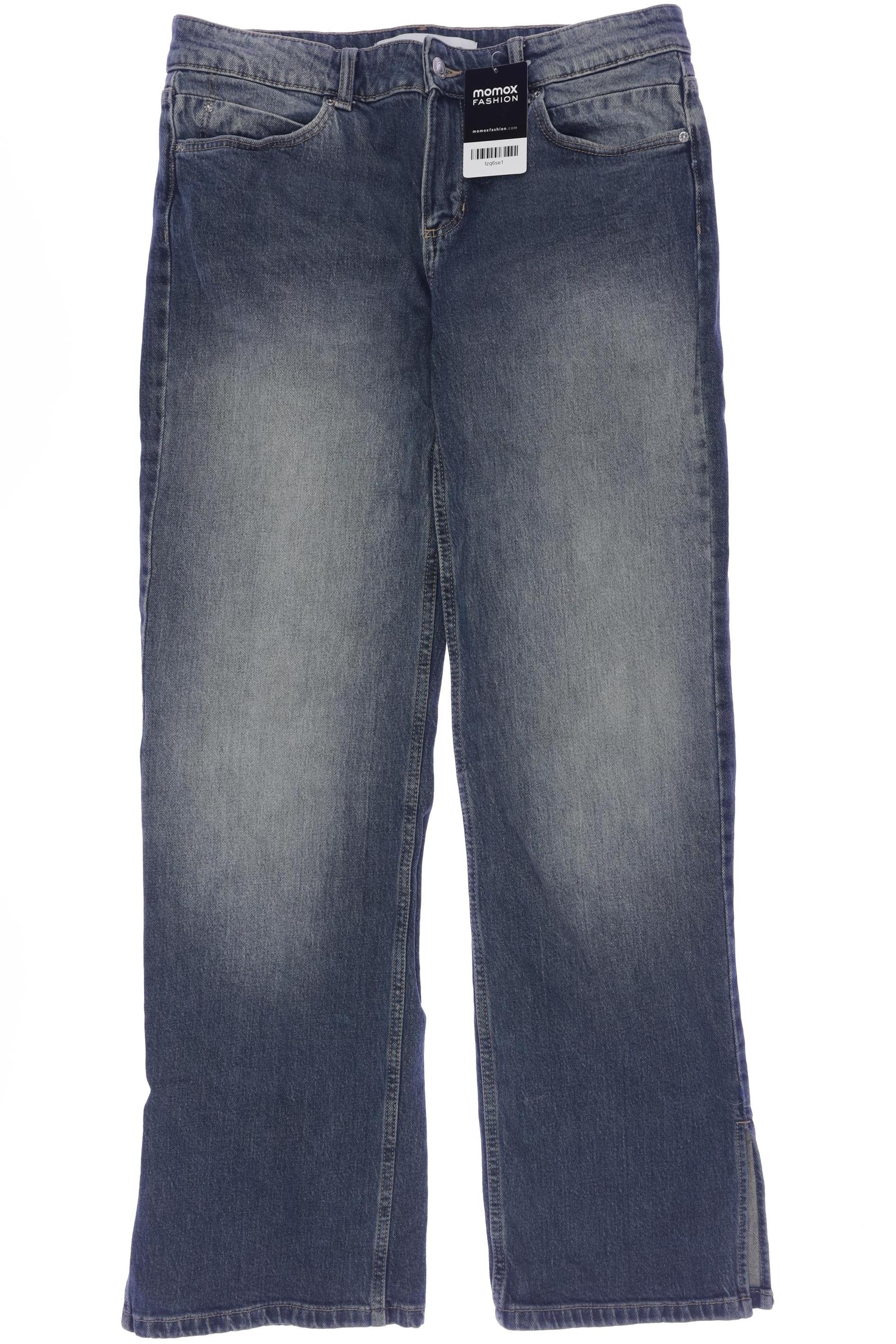 

bershka Damen Jeans, marineblau, Gr. 38
