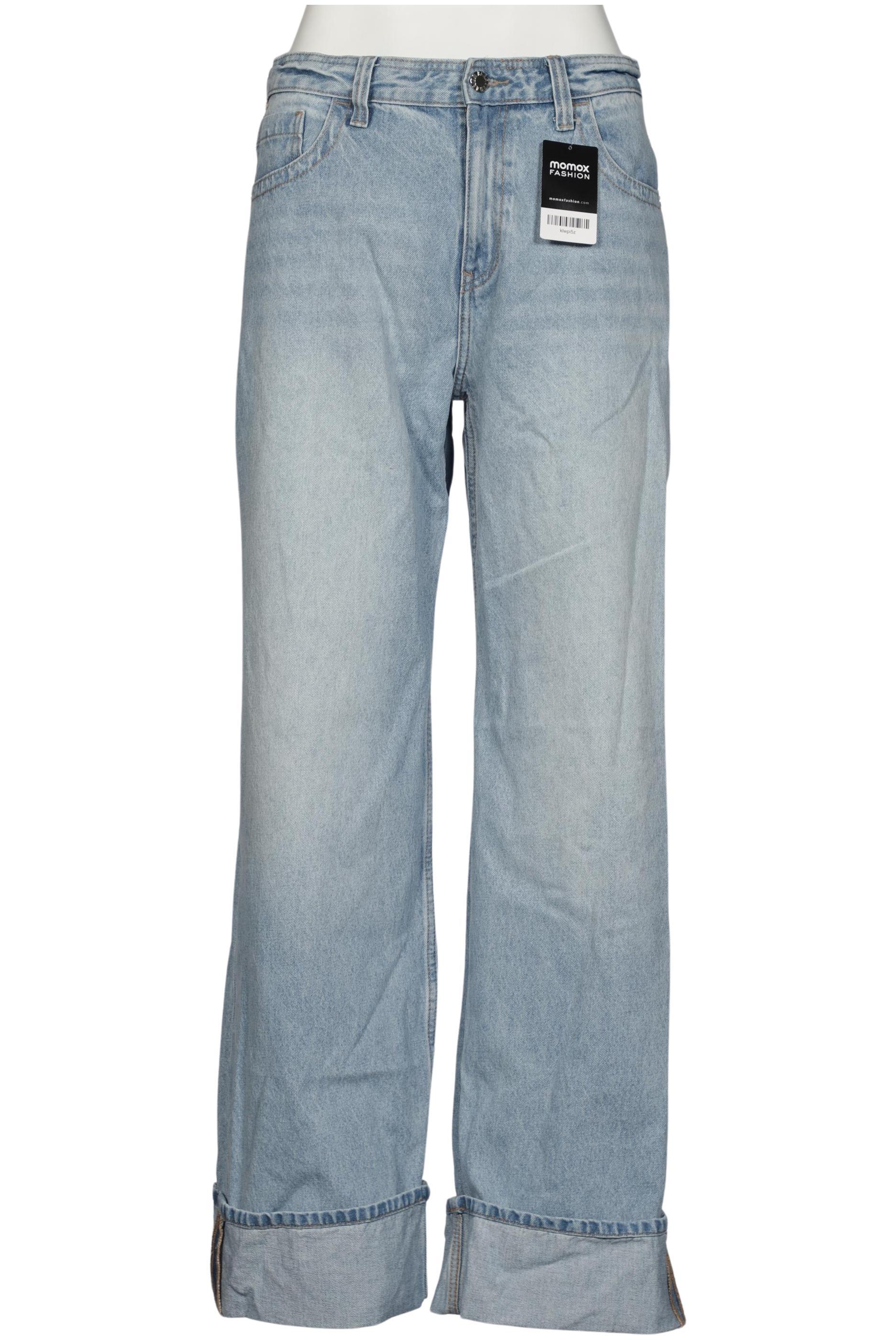 

bershka Damen Jeans, hellblau, Gr. 42