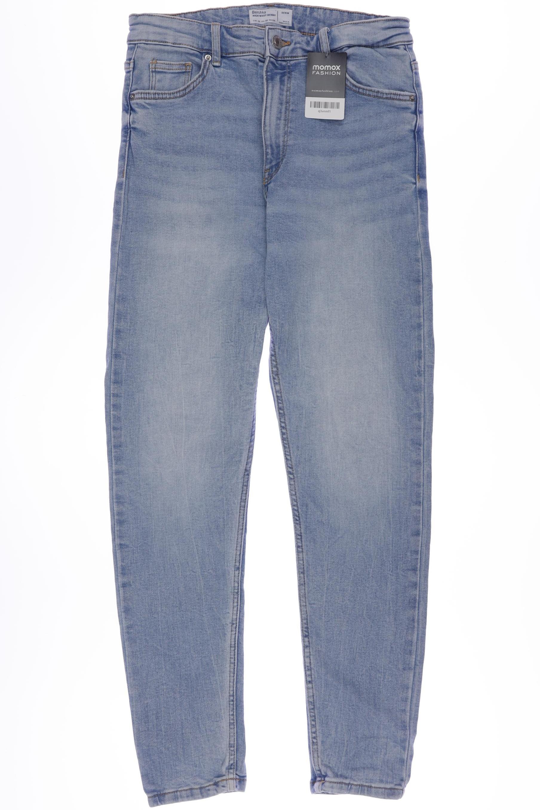 

bershka Damen Jeans, blau, Gr. 38