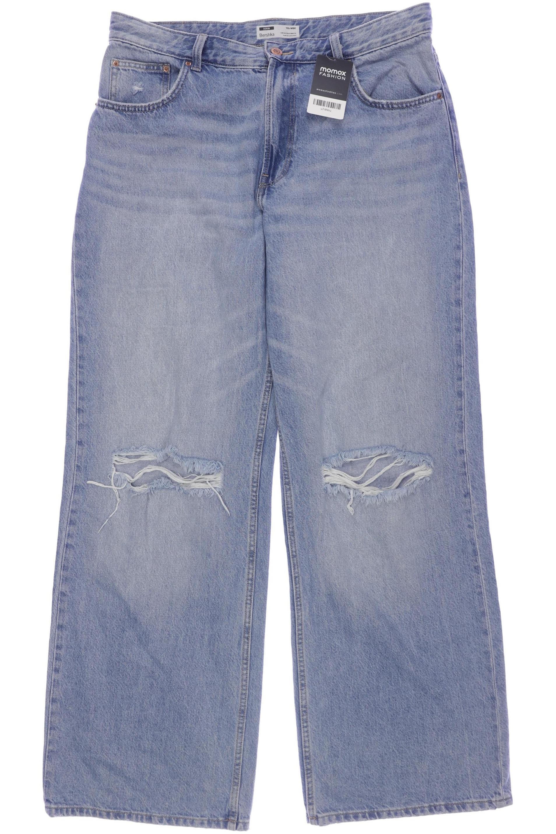 

bershka Damen Jeans, blau, Gr. 44