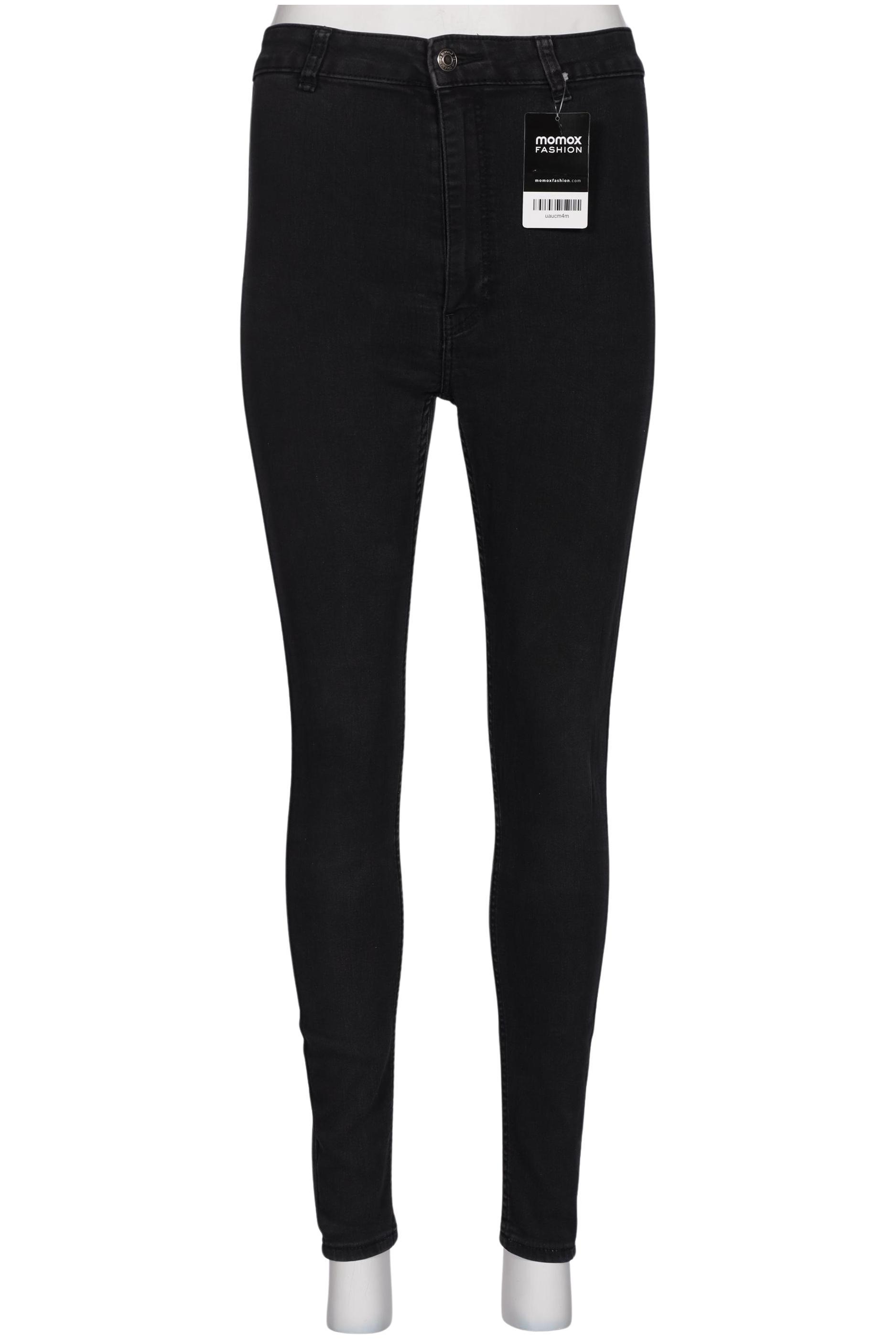 

bershka Damen Jeans, schwarz, Gr. 40