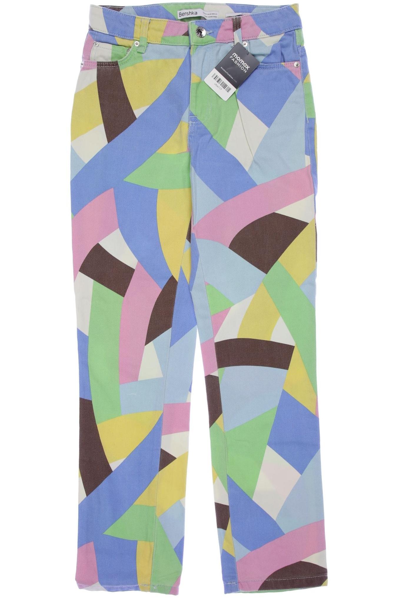

bershka Damen Jeans, mehrfarbig, Gr. 34