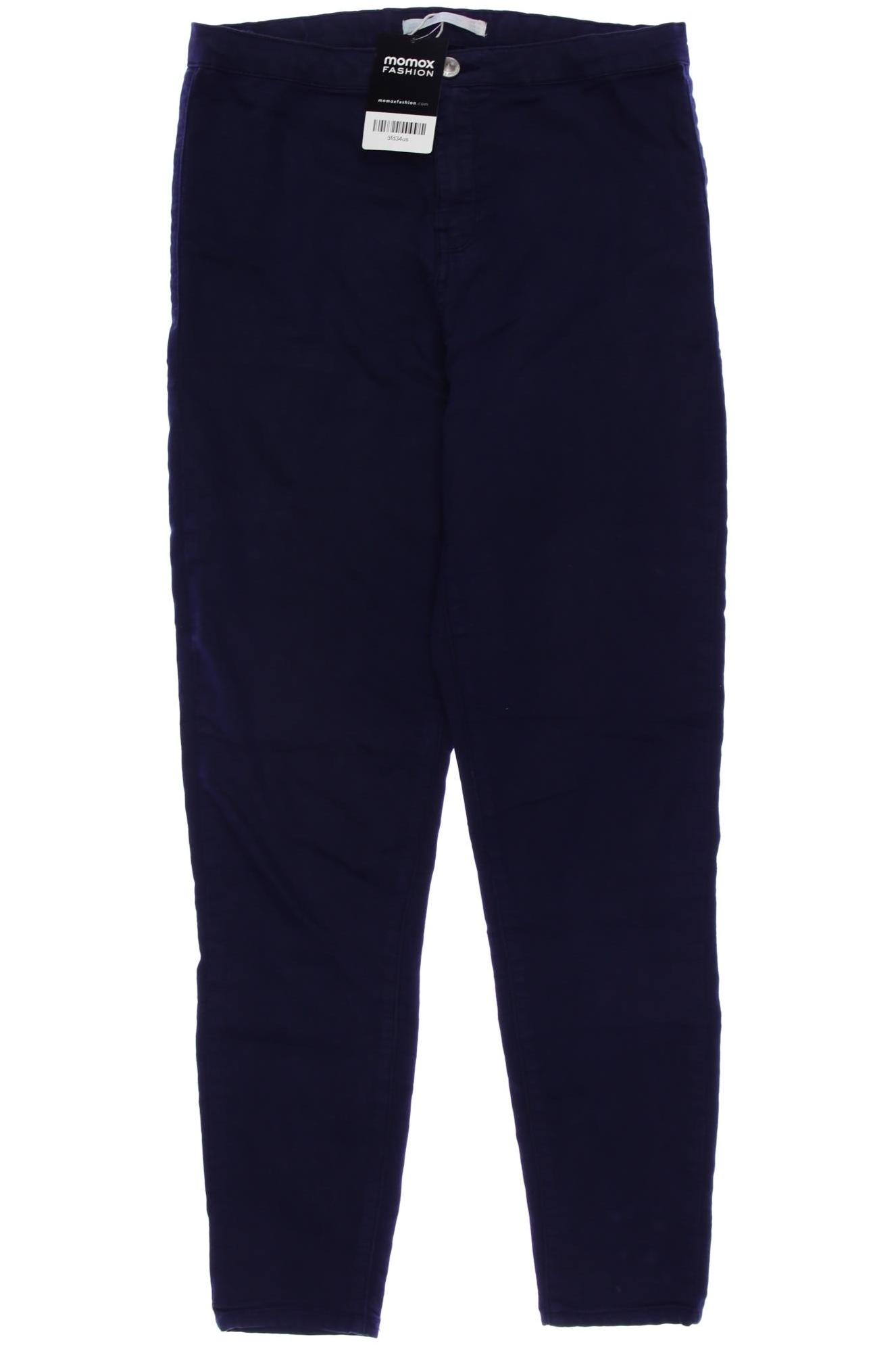 

bershka Damen Jeans, marineblau, Gr. 38