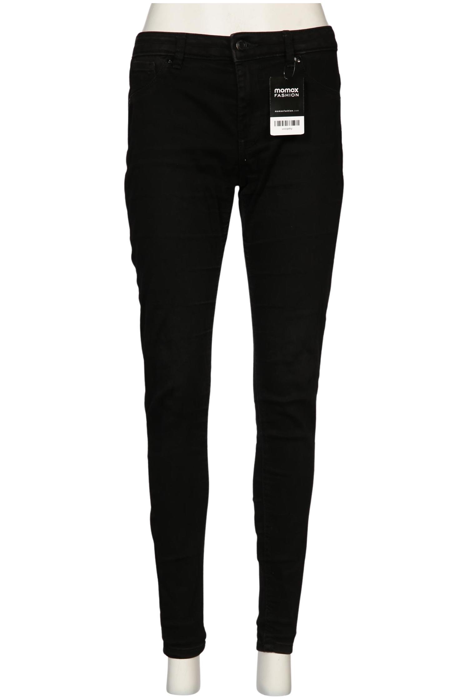 

bershka Damen Jeans, schwarz, Gr. 40