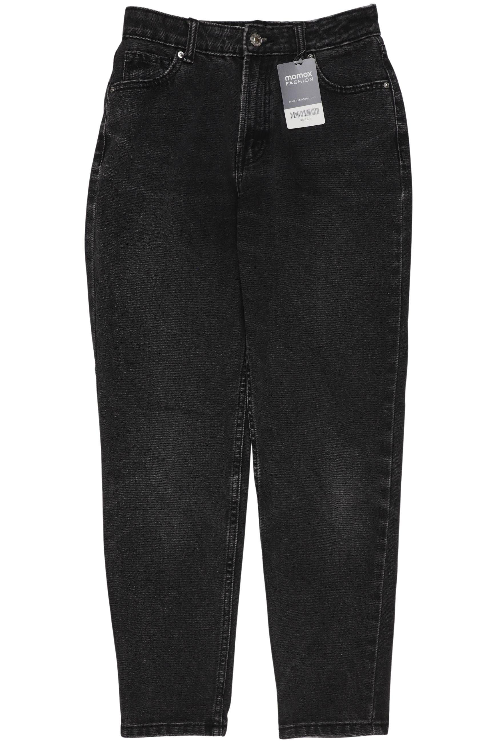 

bershka Damen Jeans, schwarz, Gr. 34