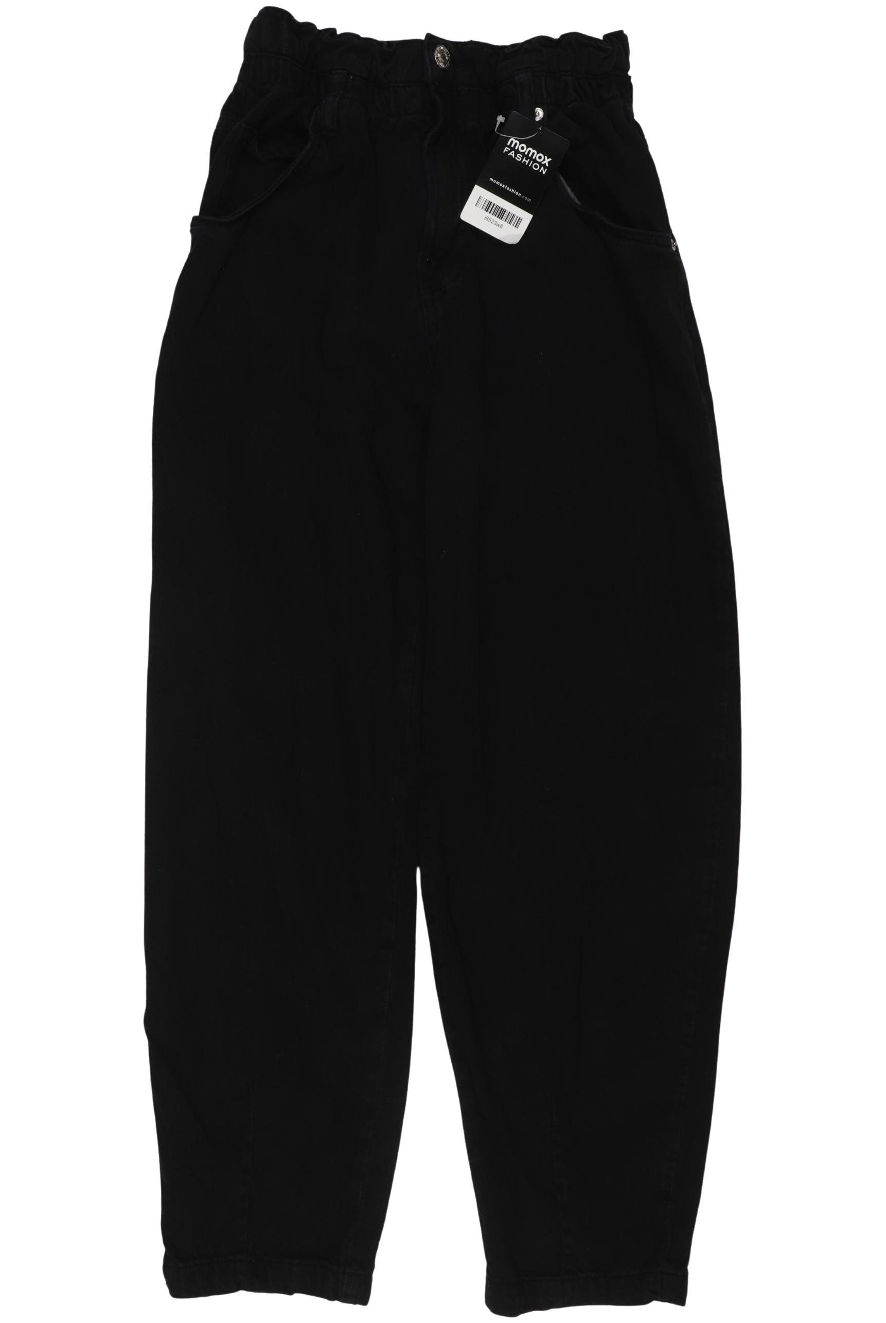 

bershka Damen Jeans, schwarz, Gr. 36