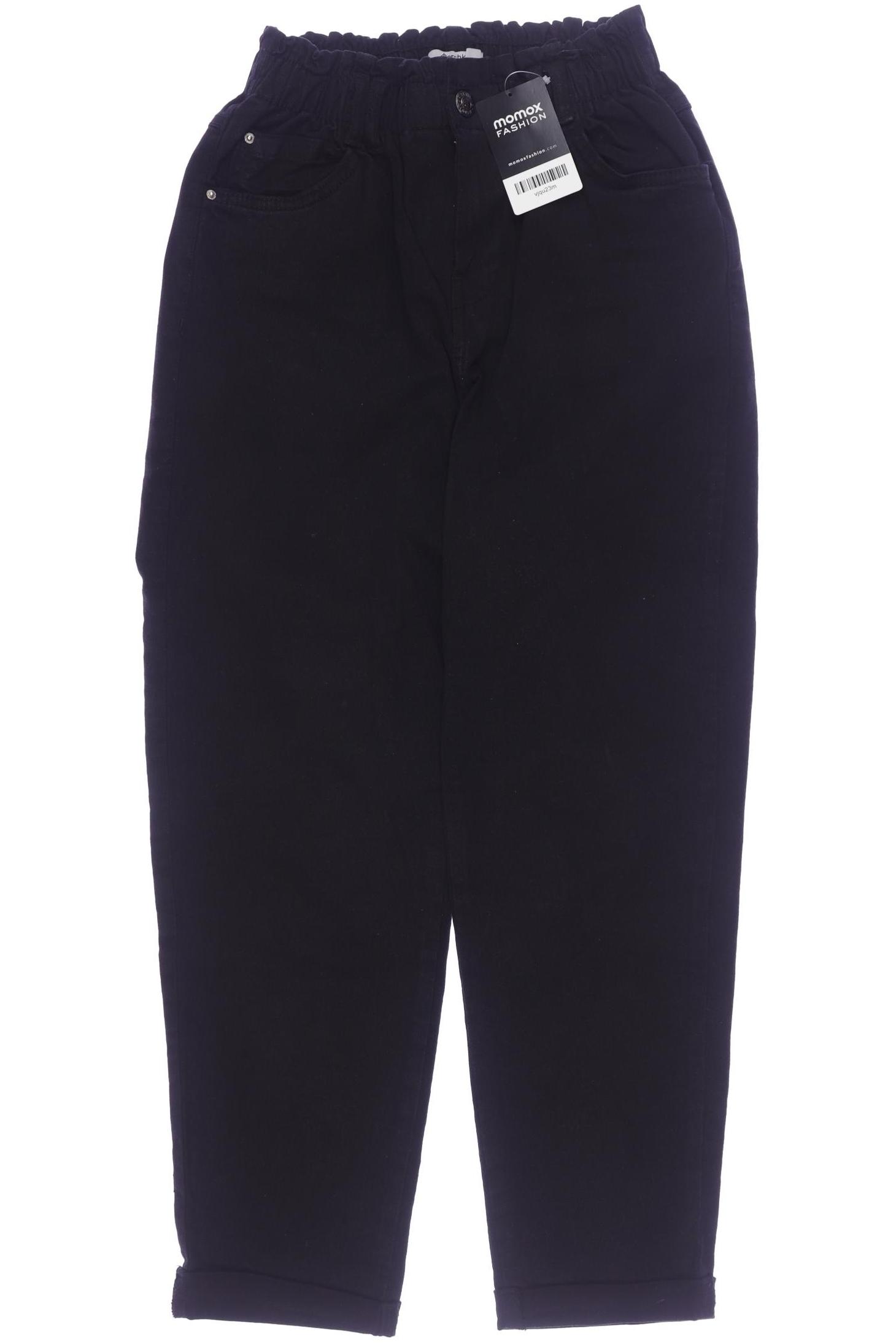 

bershka Damen Jeans, schwarz, Gr. 36