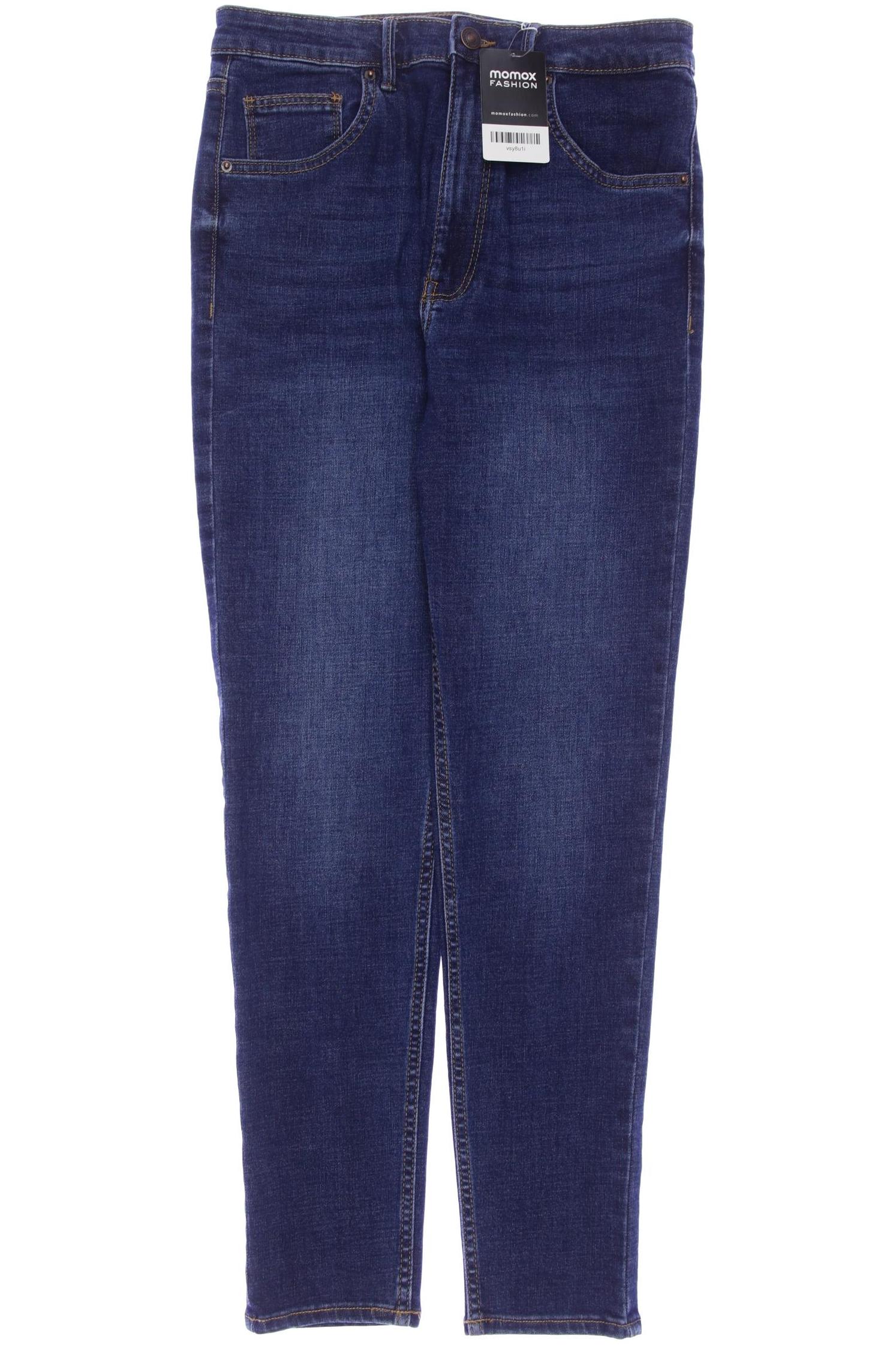 

bershka Damen Jeans, marineblau, Gr. 40