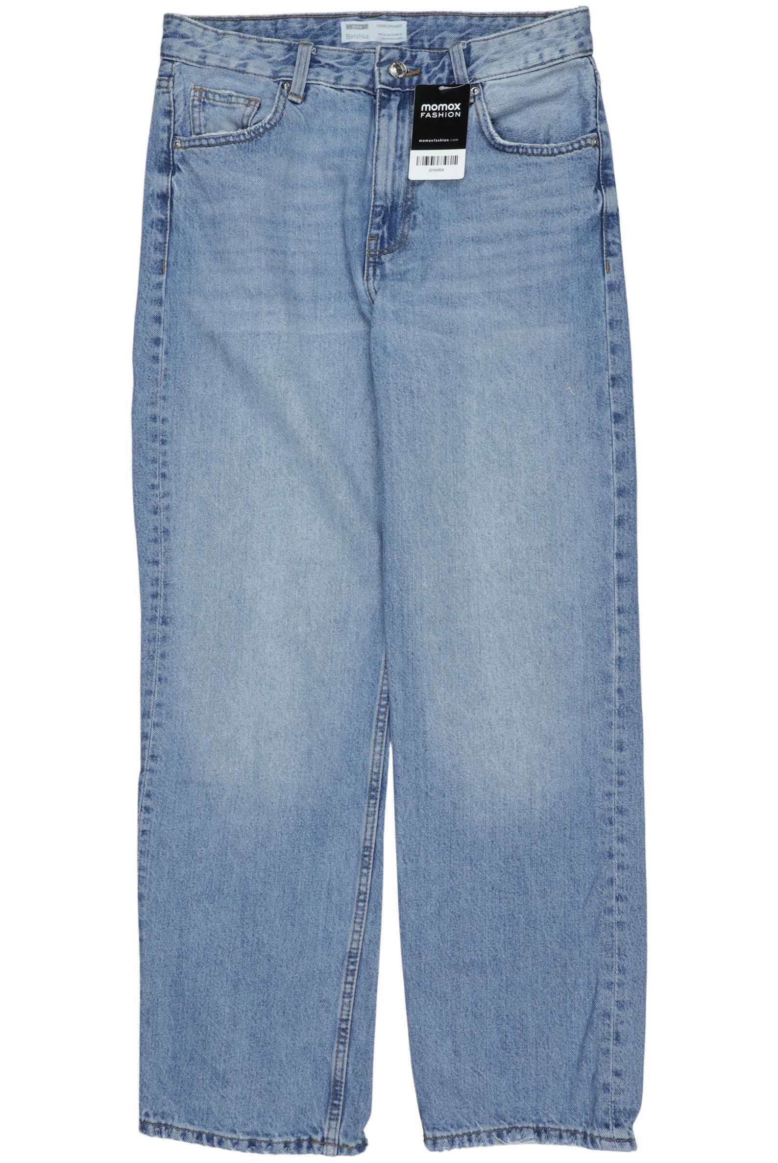 

bershka Damen Jeans, hellblau, Gr. 36