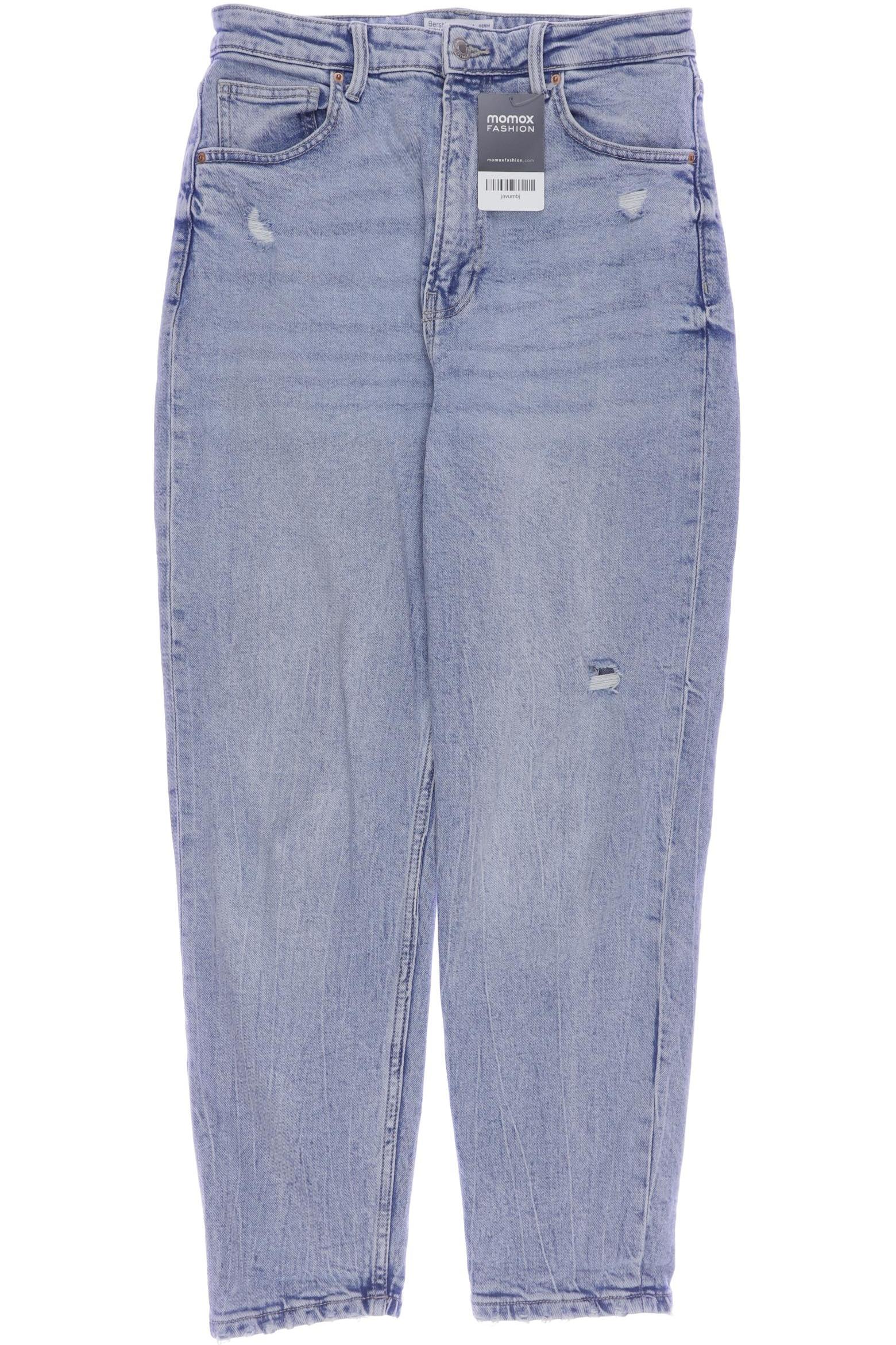 

bershka Damen Jeans, hellblau, Gr. 40