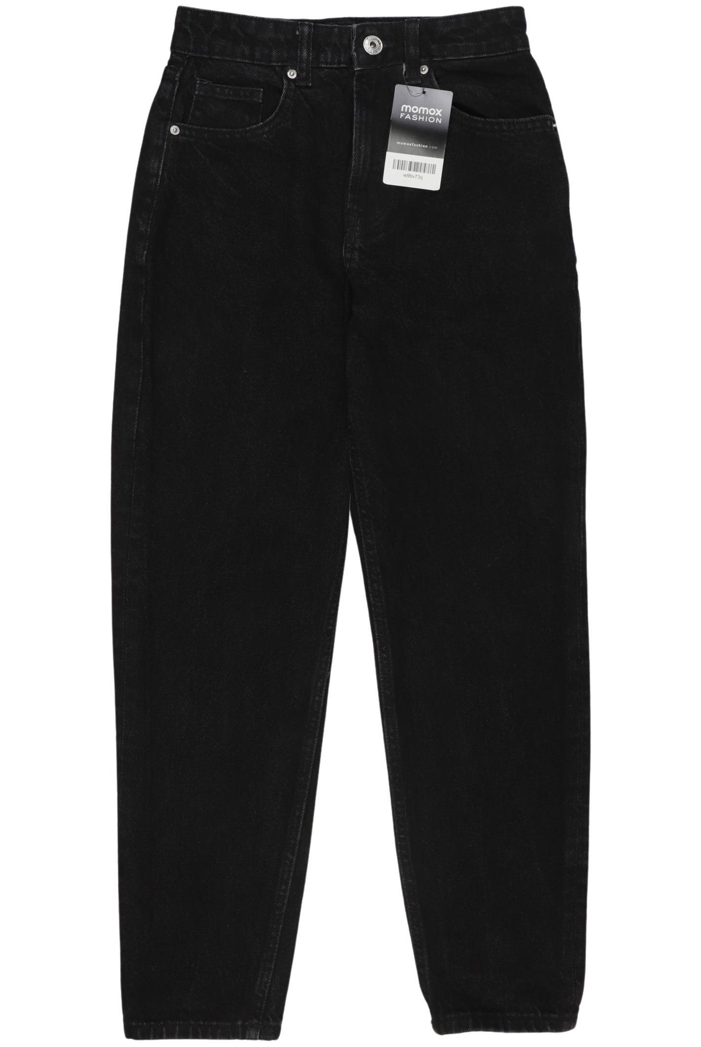 

bershka Damen Jeans, schwarz, Gr. 32