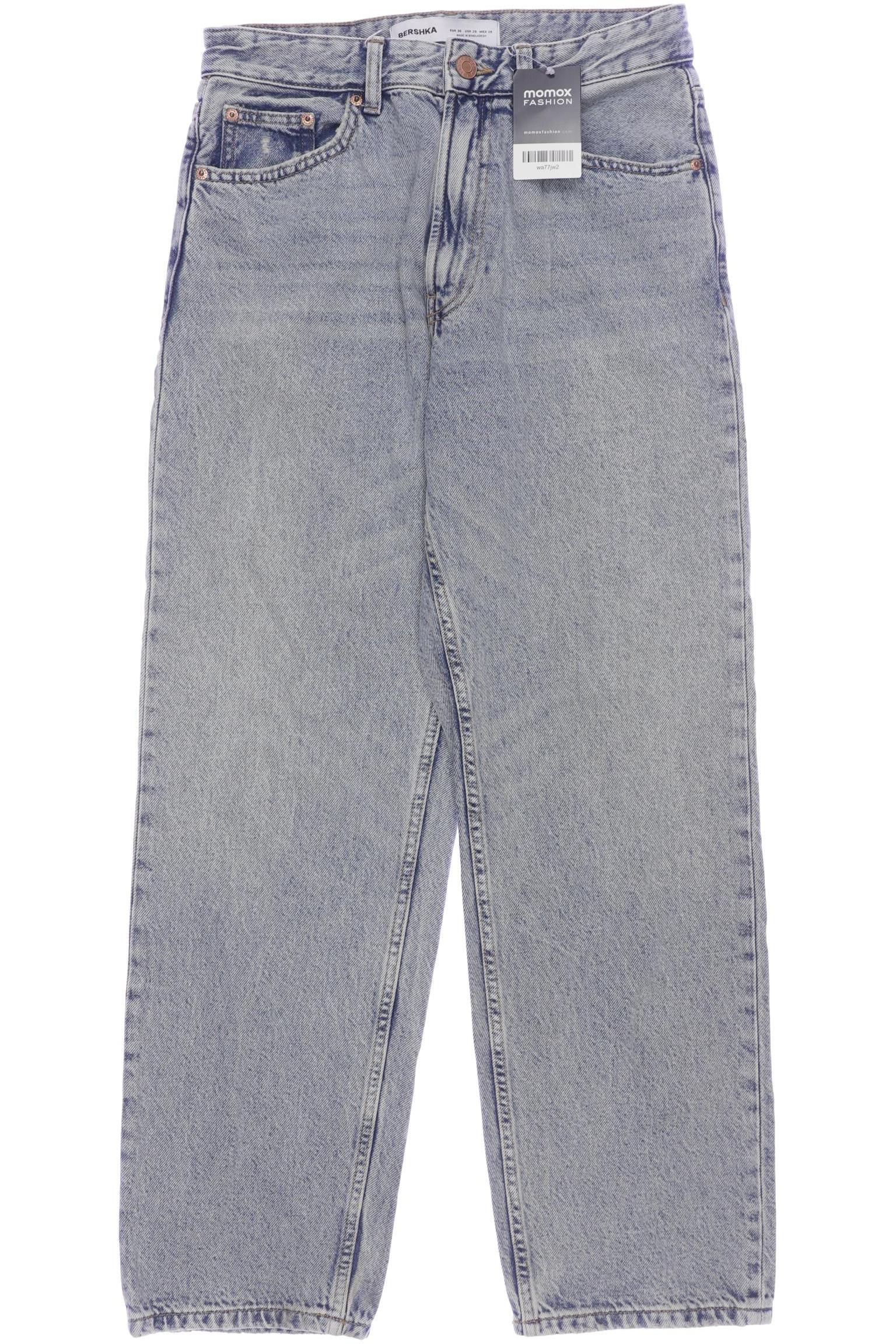 

bershka Damen Jeans, blau, Gr. 36