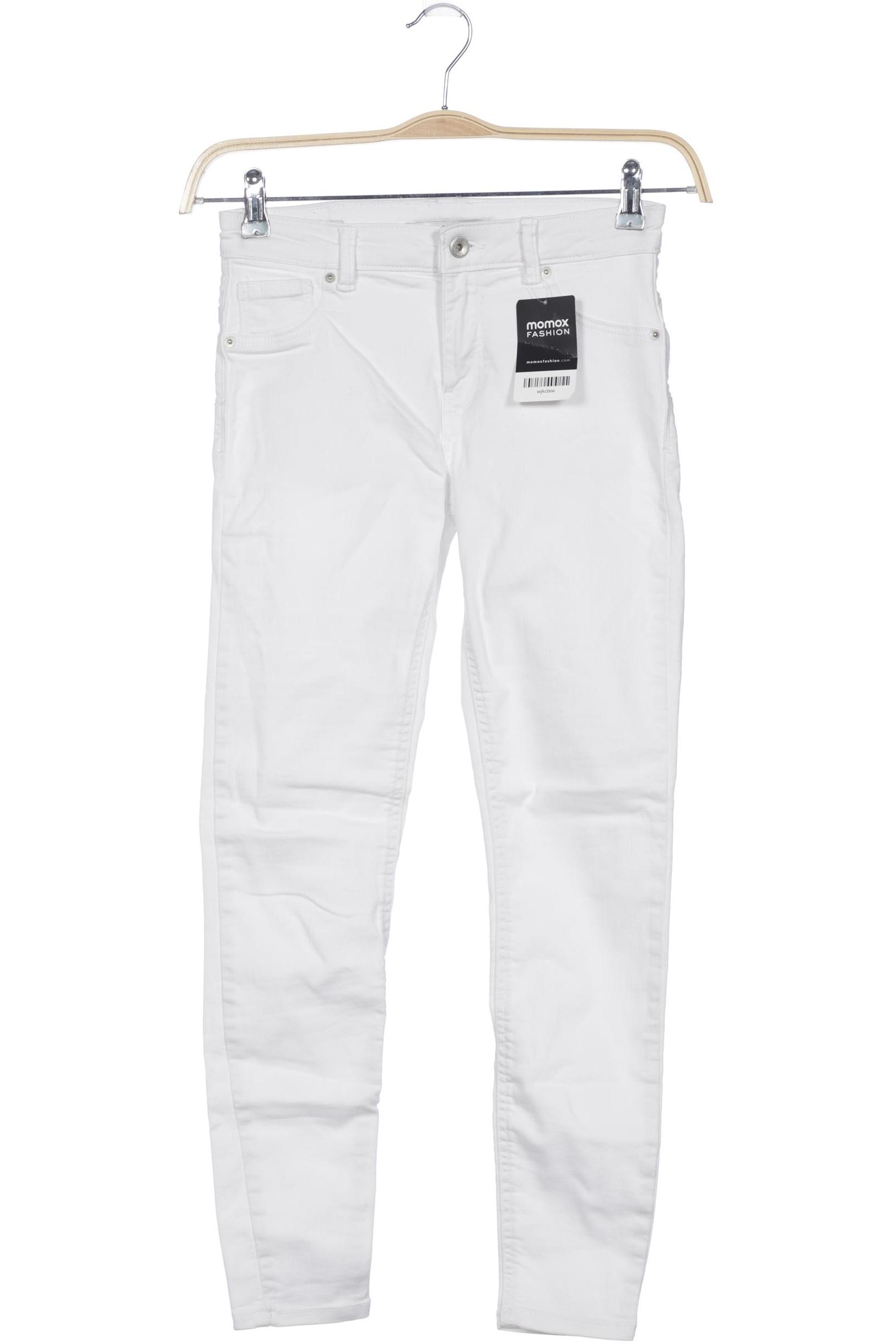 

bershka Damen Jeans, weiß, Gr. 38