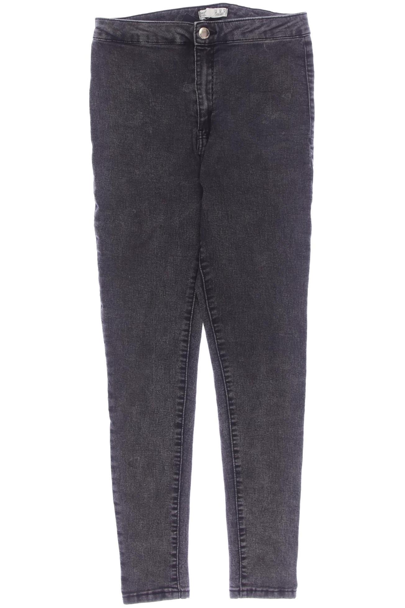 

bershka Damen Jeans, grau, Gr. 40