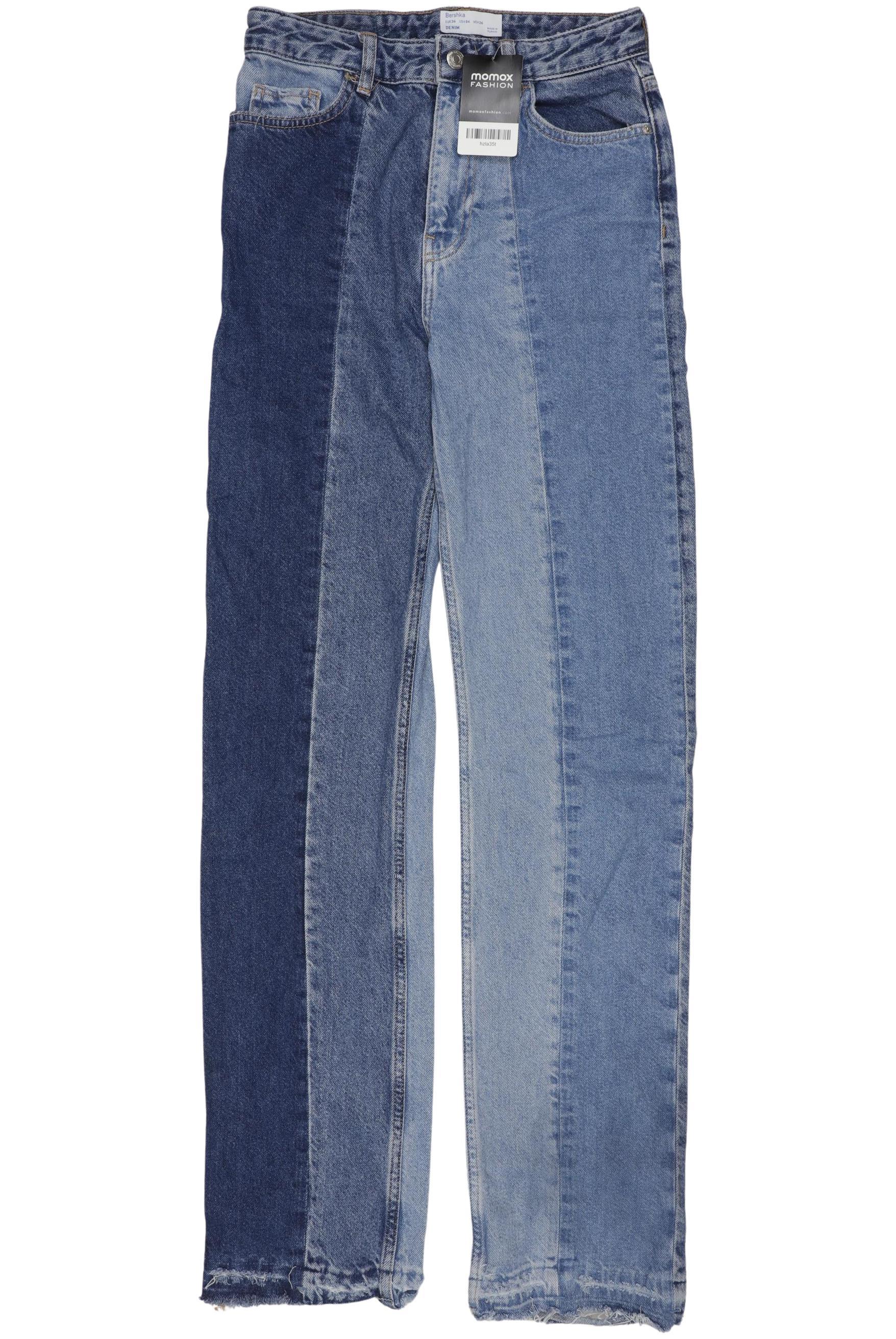 

bershka Damen Jeans, hellblau, Gr. 36