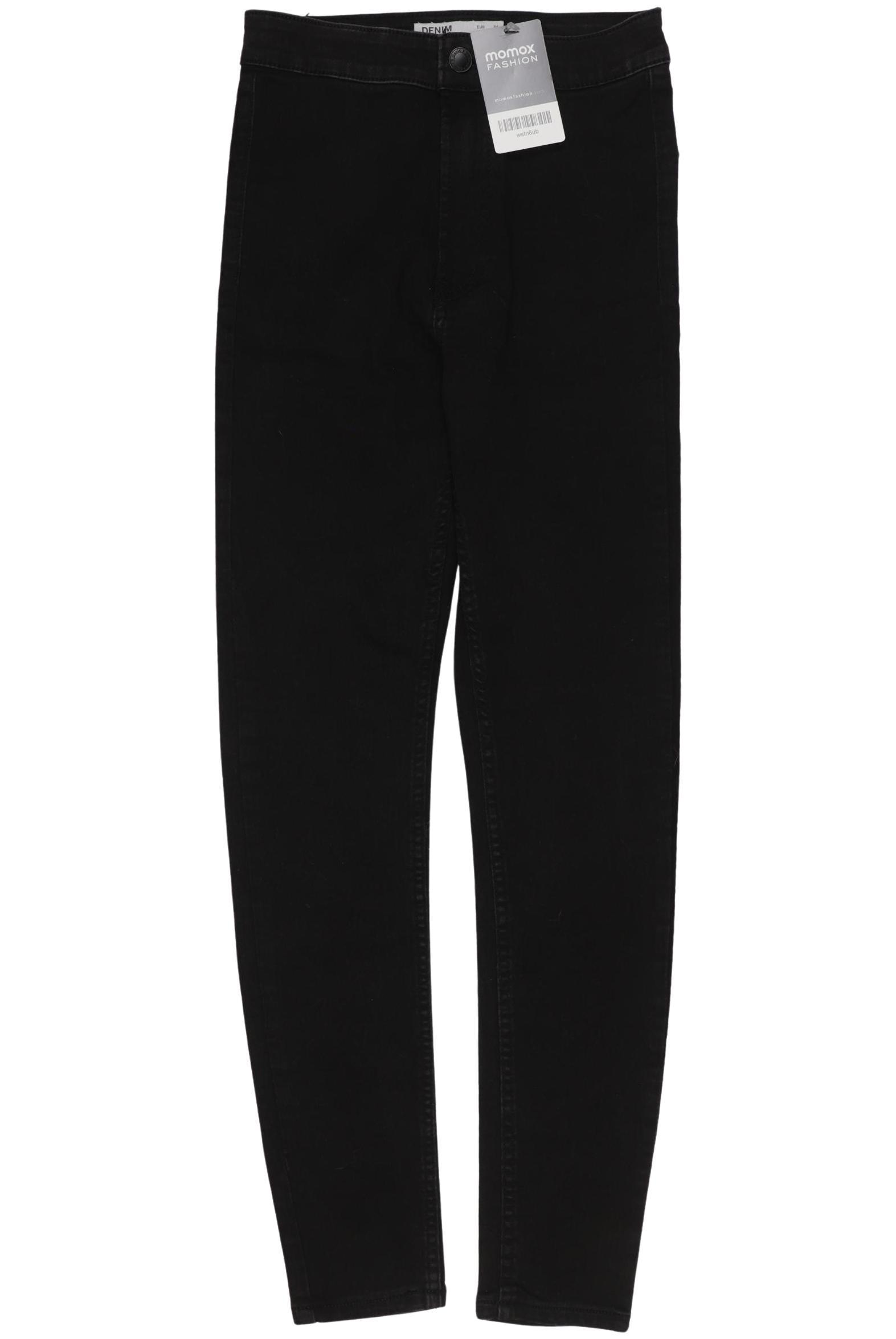 

bershka Damen Jeans, schwarz, Gr. 34