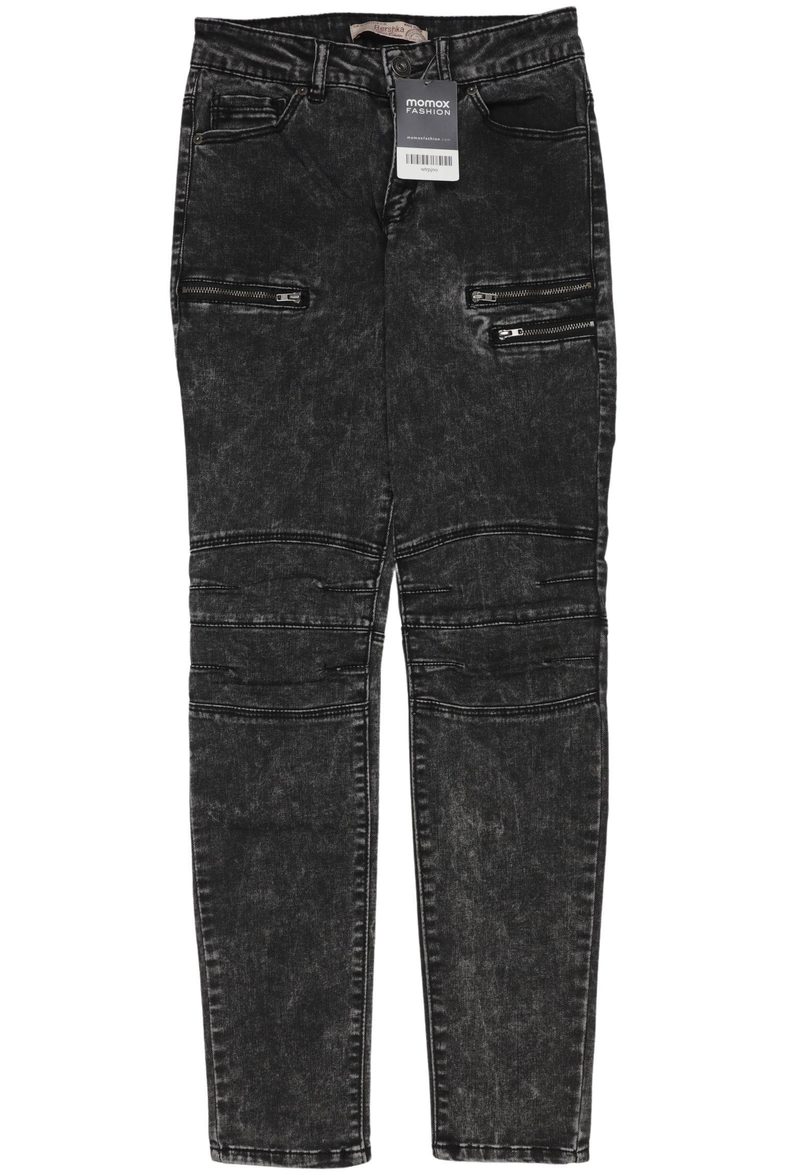 

bershka Damen Jeans, grau, Gr. 36