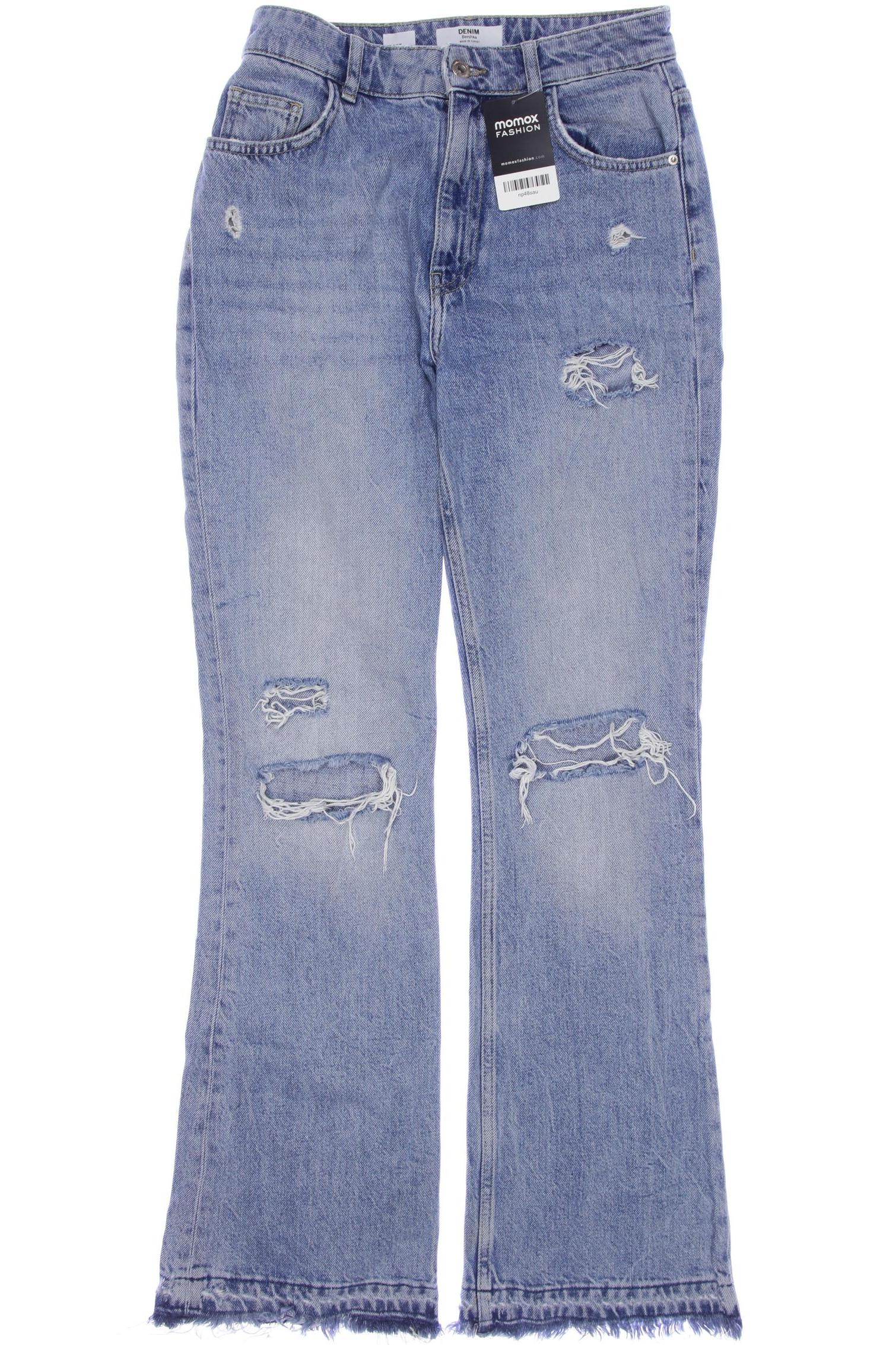 

bershka Damen Jeans, blau, Gr. 36