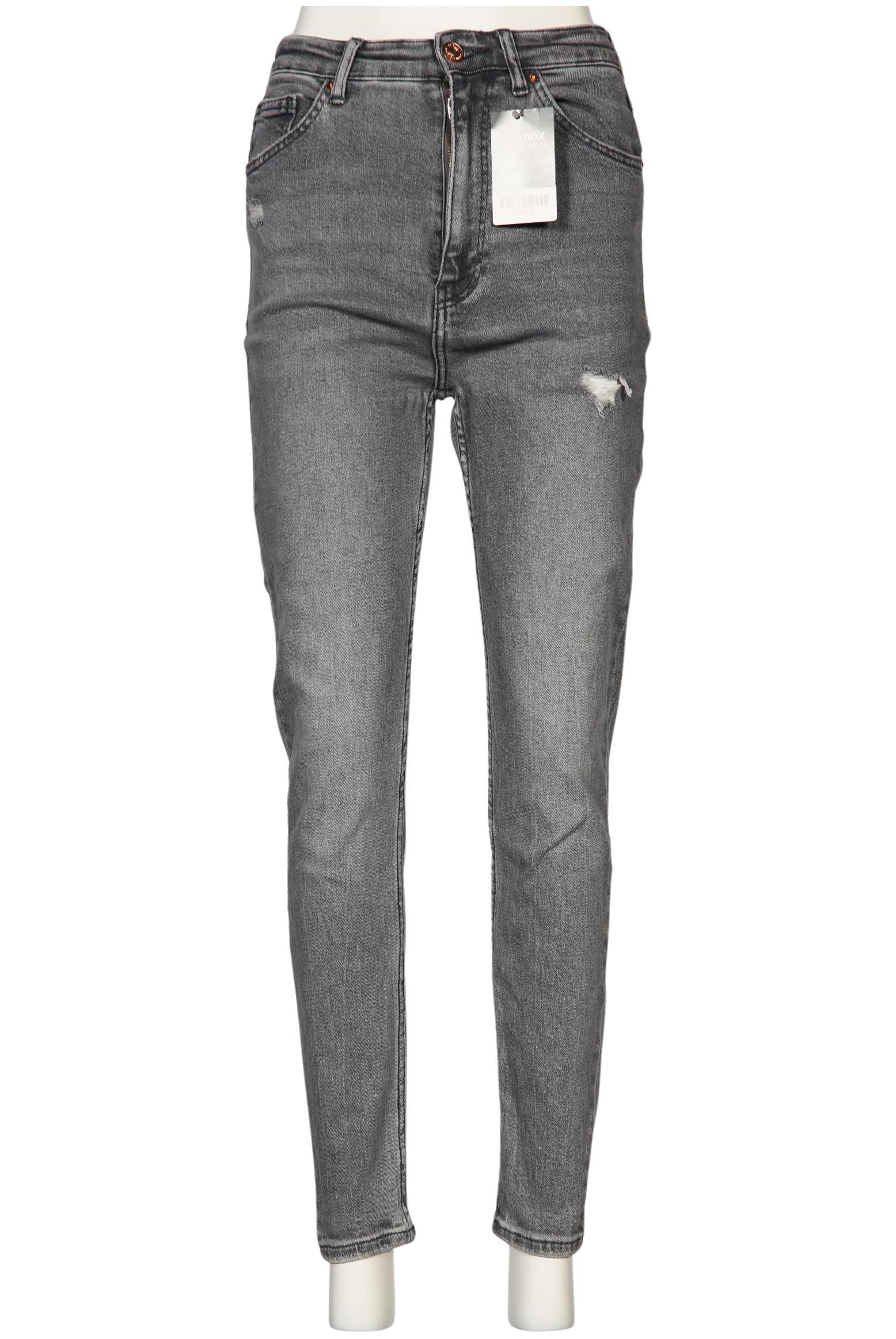 

bershka Damen Jeans, grau, Gr. 38