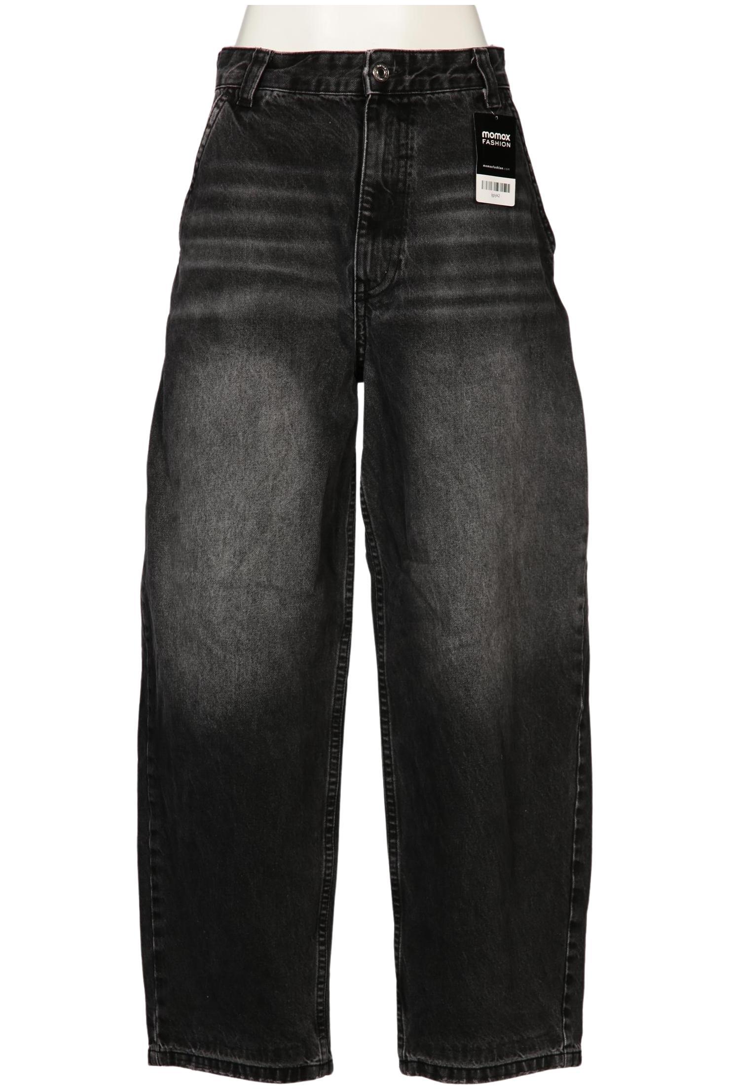 

bershka Damen Jeans, grau, Gr. 38