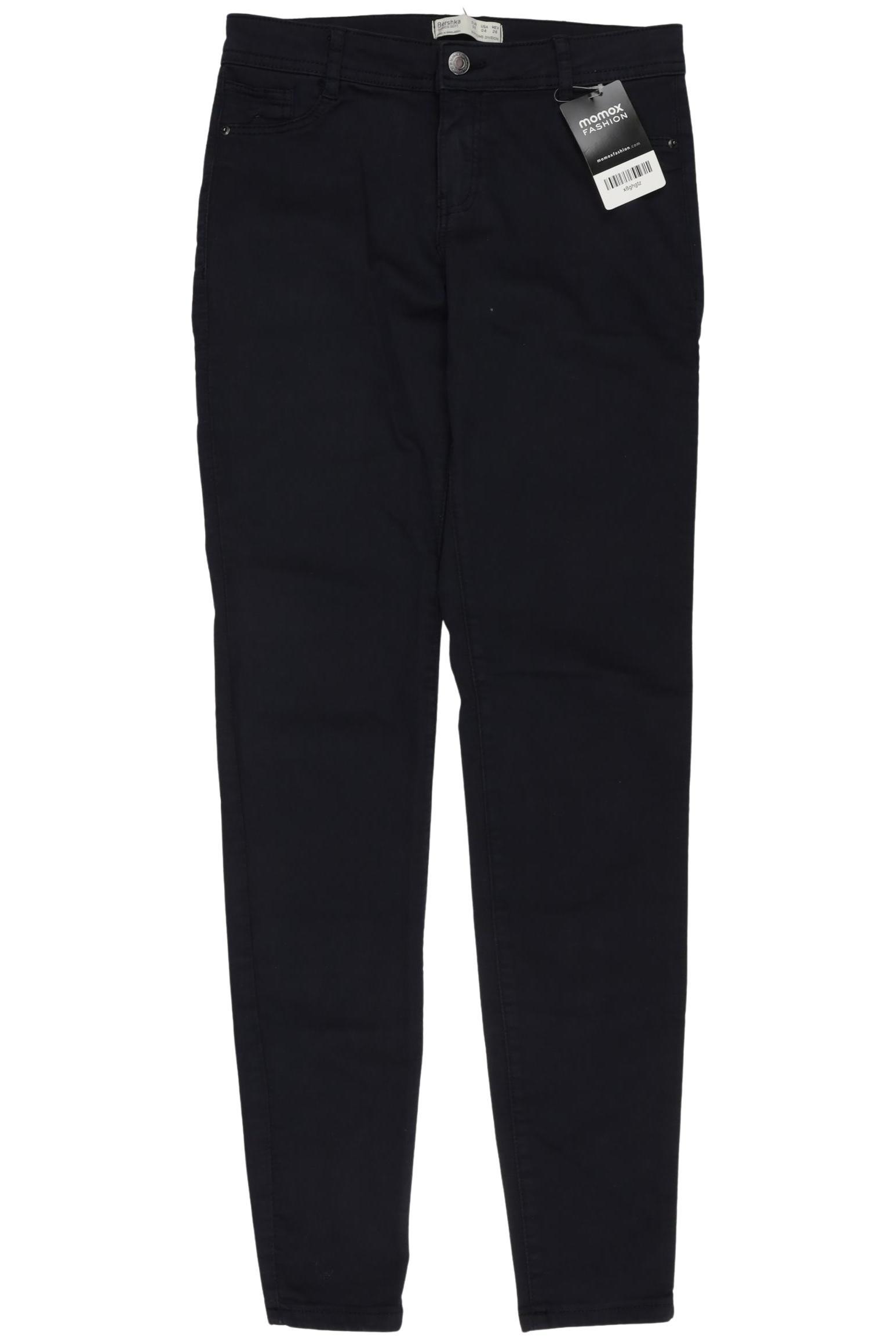 

bershka Damen Jeans, marineblau, Gr. 36