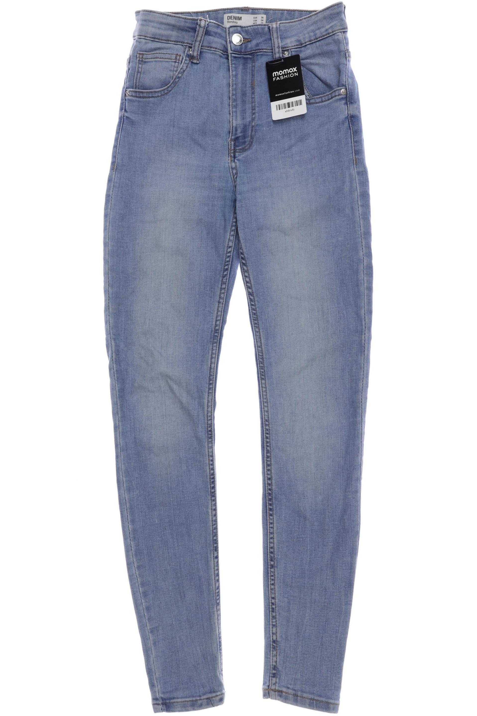 

bershka Damen Jeans, blau, Gr. 36