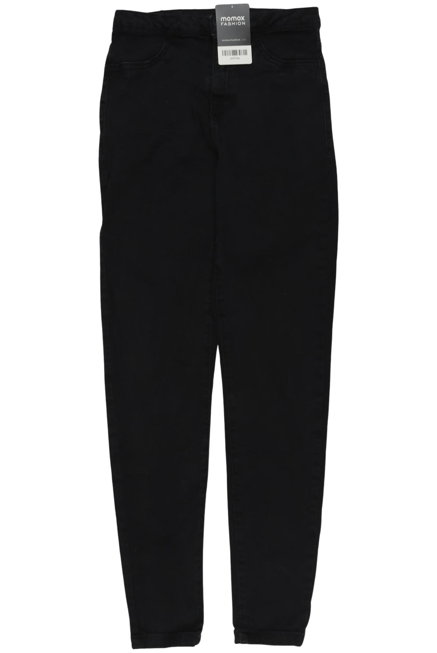 

bershka Damen Jeans, schwarz, Gr. 36