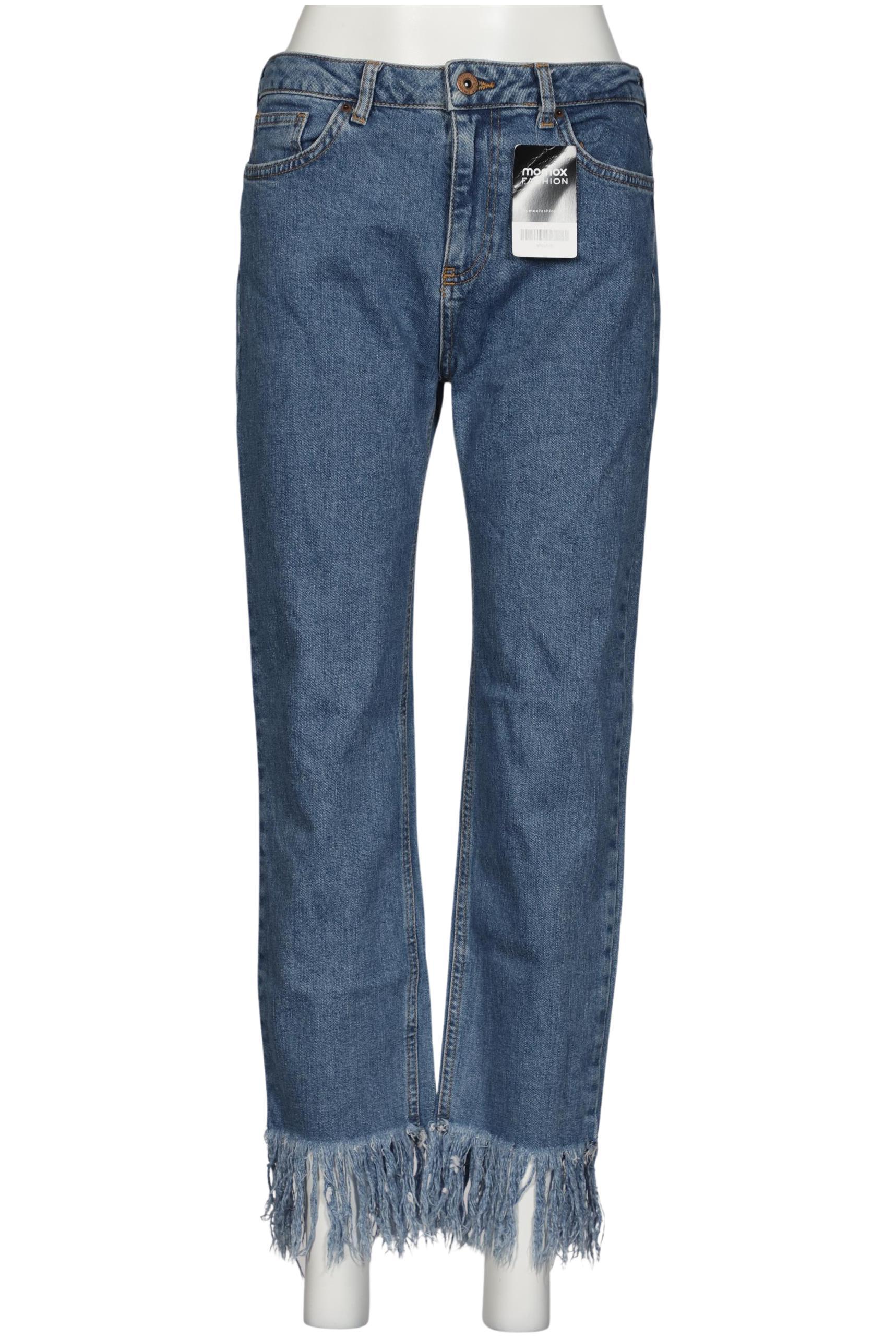 

bershka Damen Jeans, blau, Gr. 38