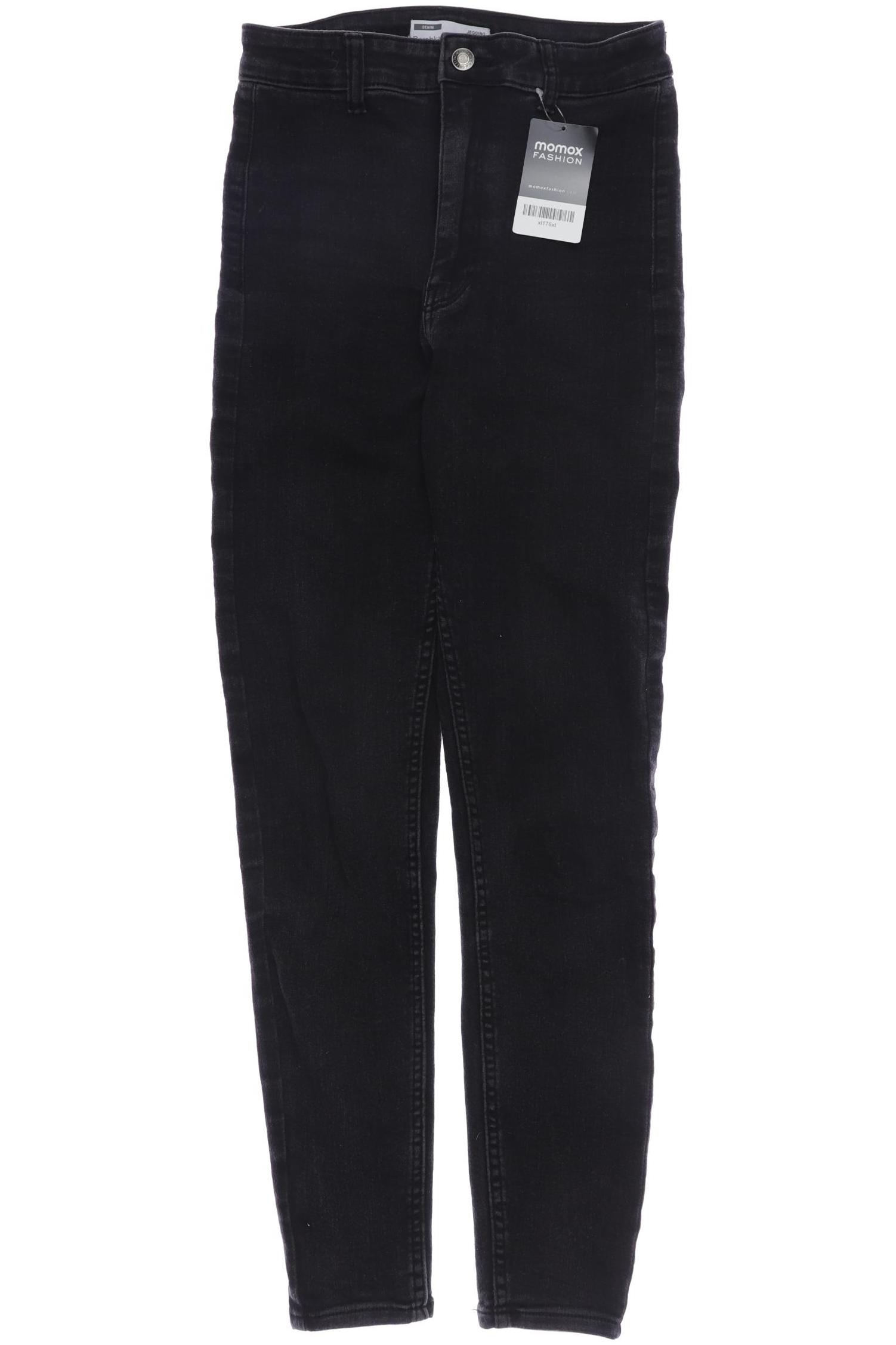

bershka Damen Jeans, schwarz, Gr. 36