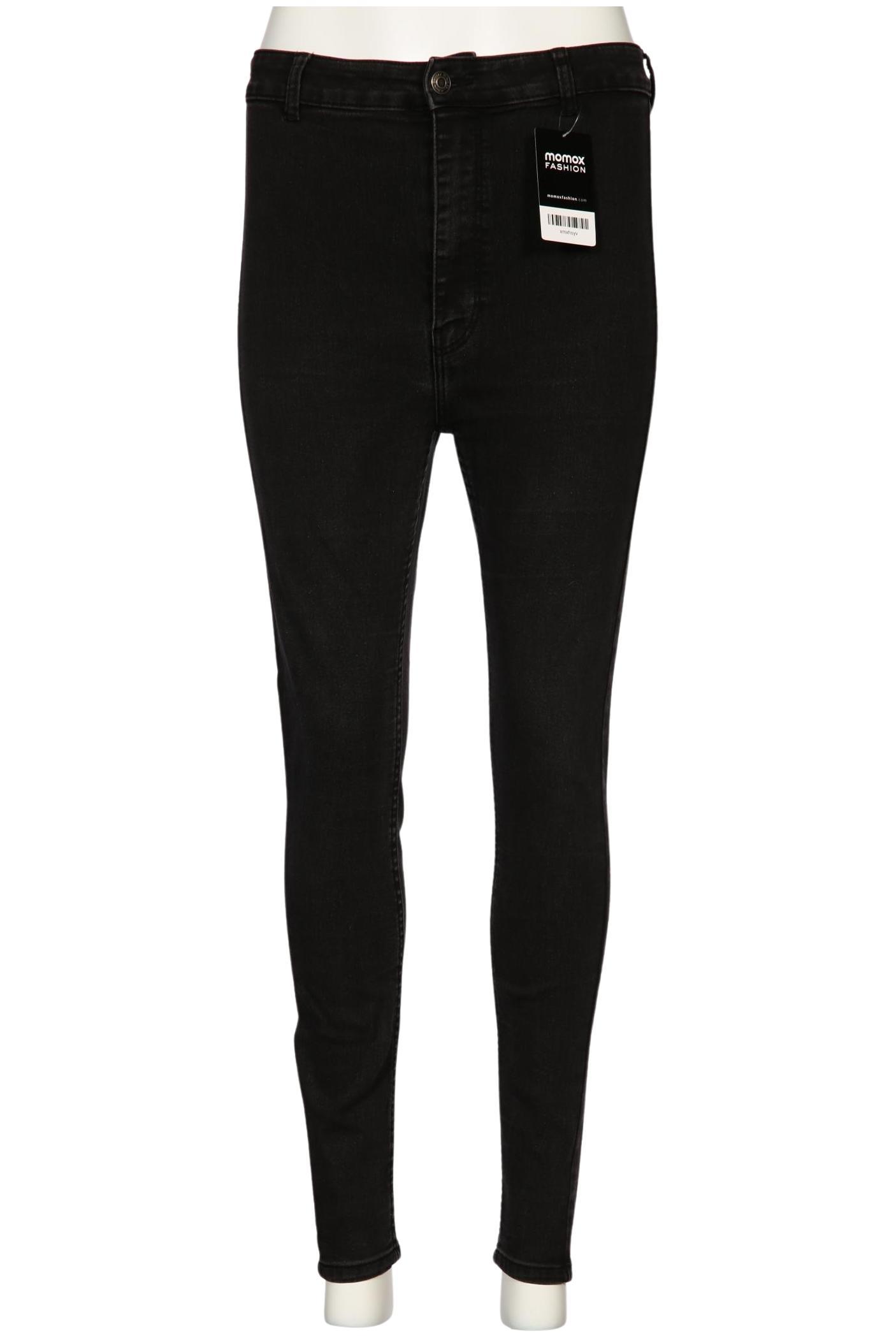 

bershka Damen Jeans, schwarz, Gr. 40