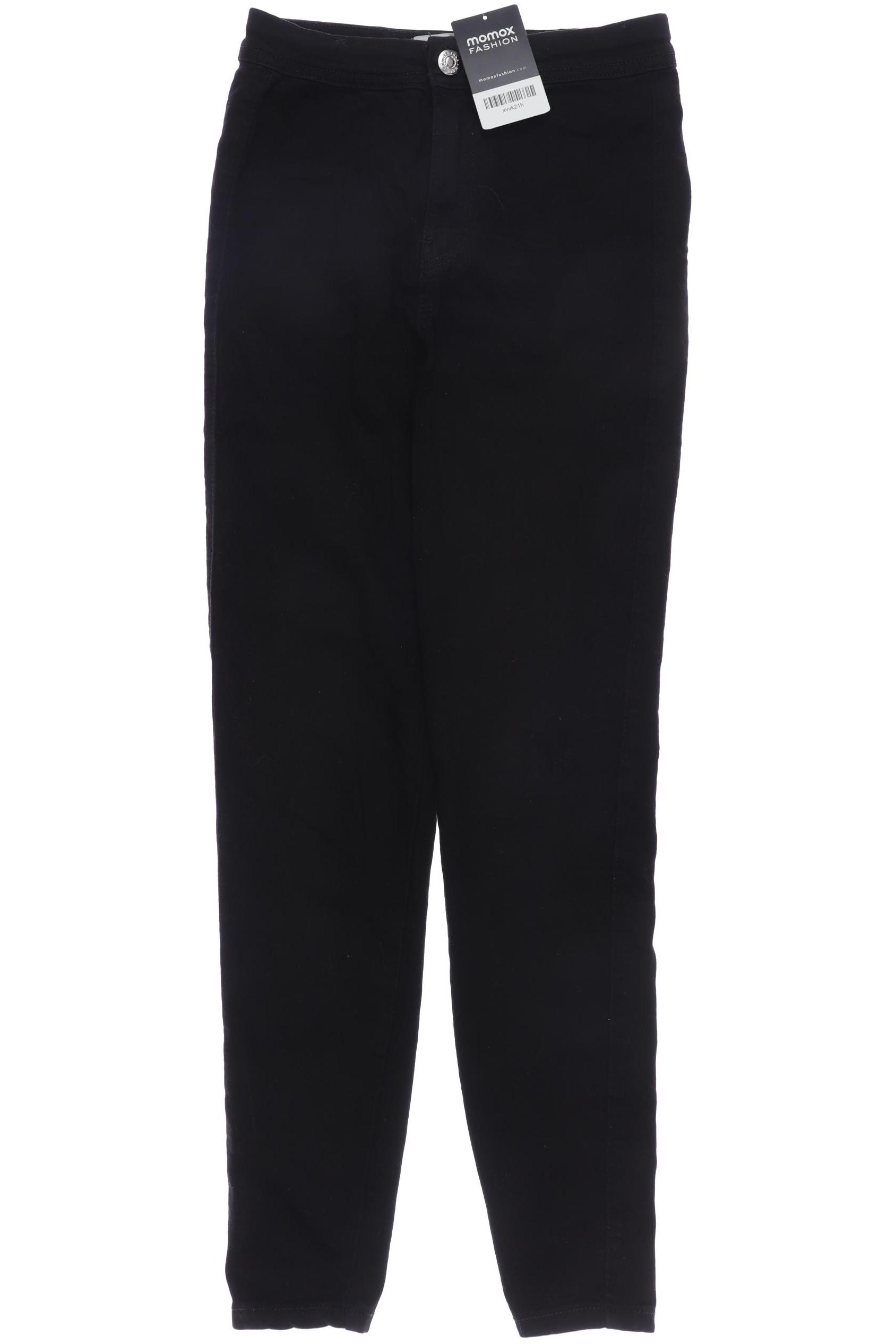 

bershka Damen Jeans, schwarz, Gr. 32