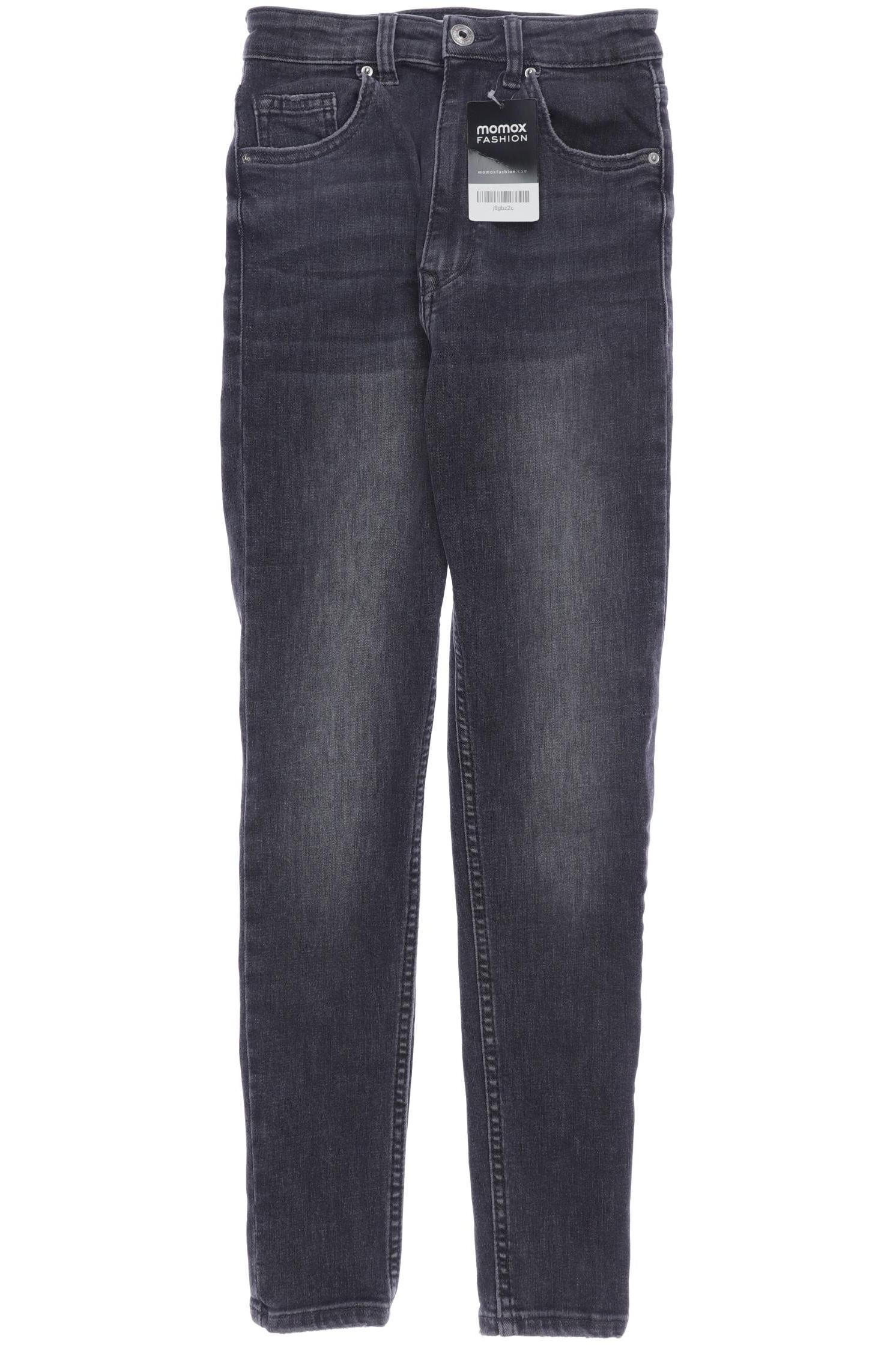 

bershka Damen Jeans, grau, Gr. 36