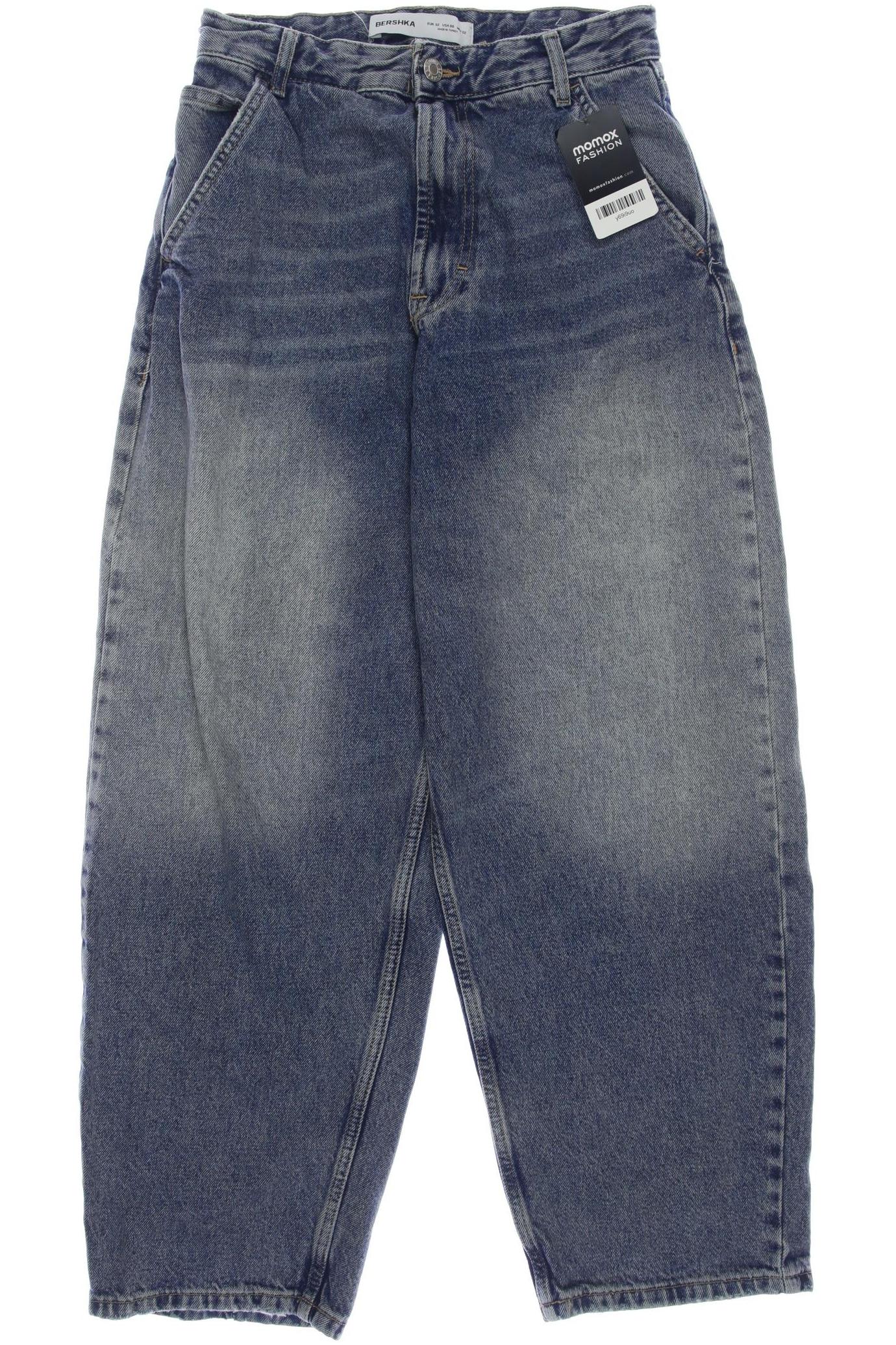 

bershka Damen Jeans, blau, Gr. 32