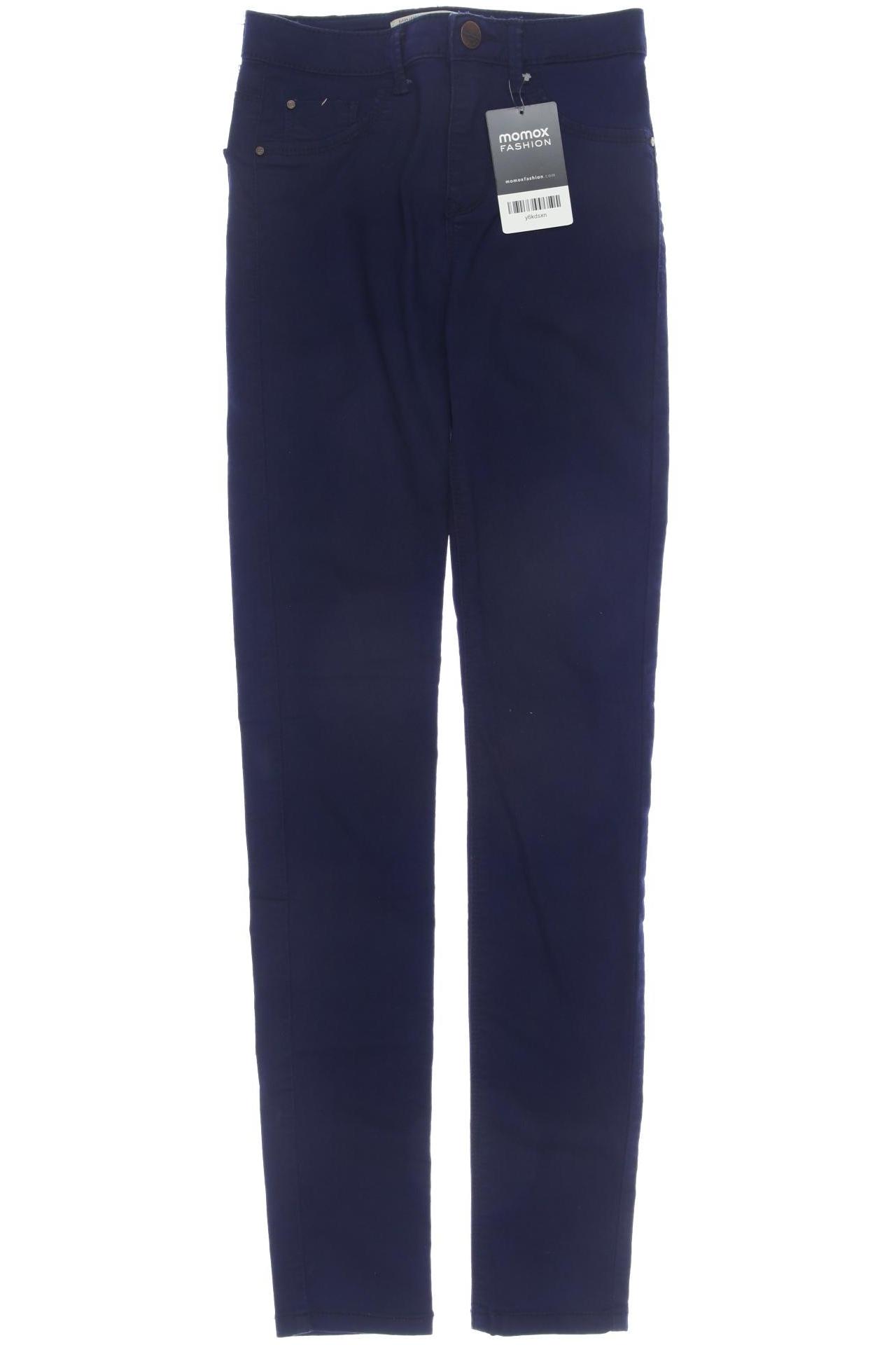 

bershka Damen Jeans, marineblau, Gr. 34