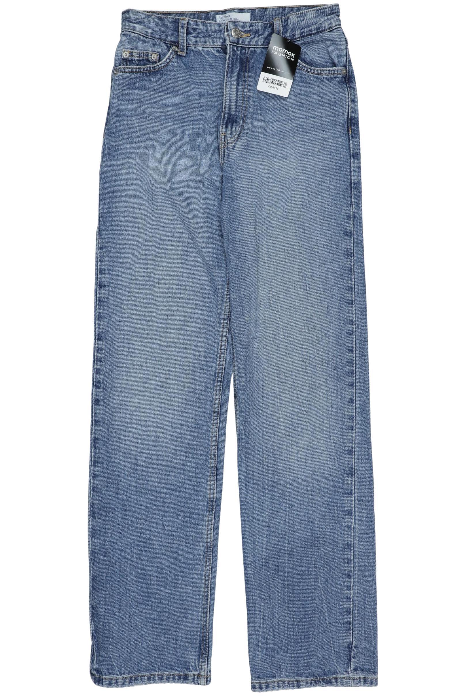 

bershka Damen Jeans, blau, Gr. 34