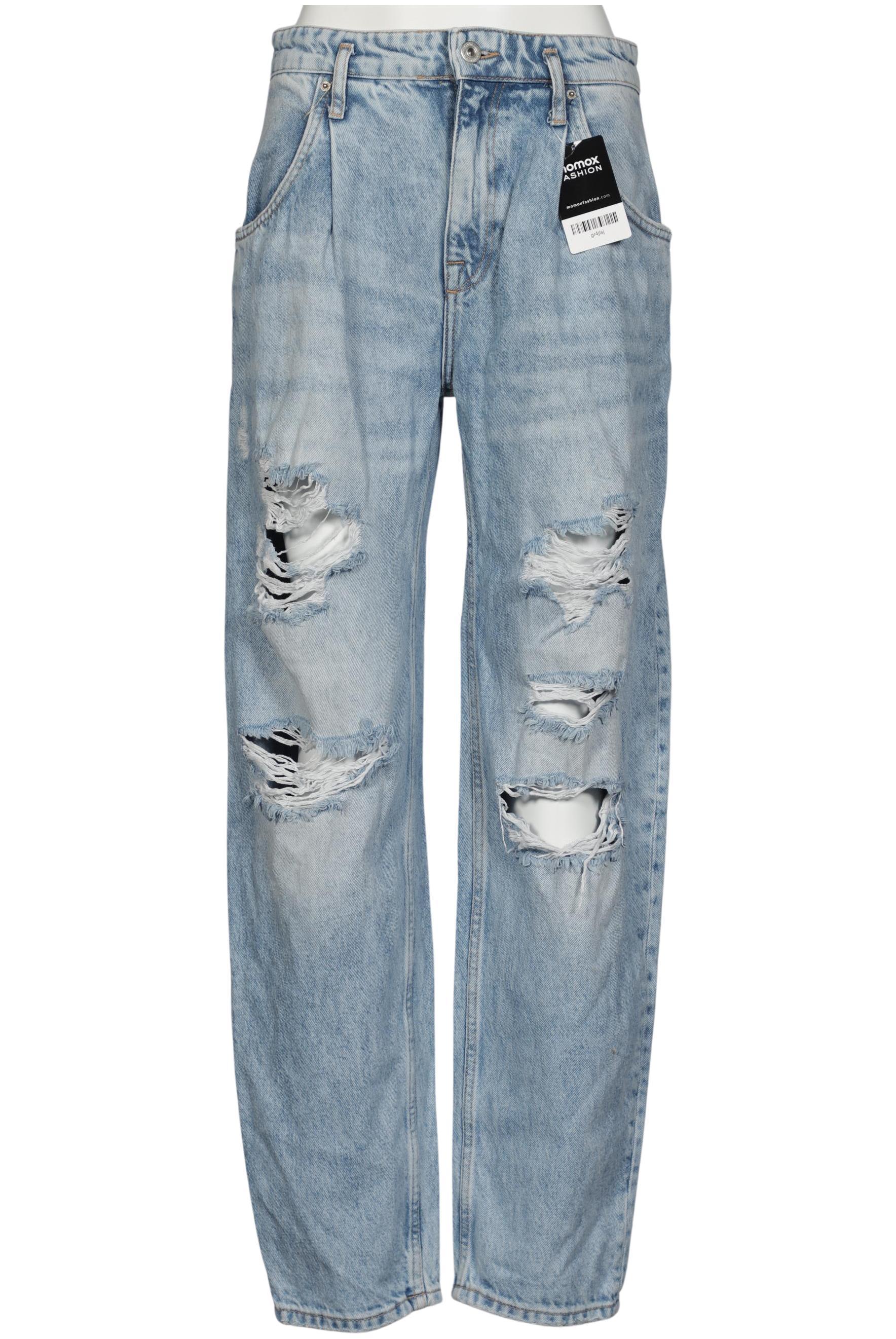 

bershka Damen Jeans, hellblau, Gr. 38