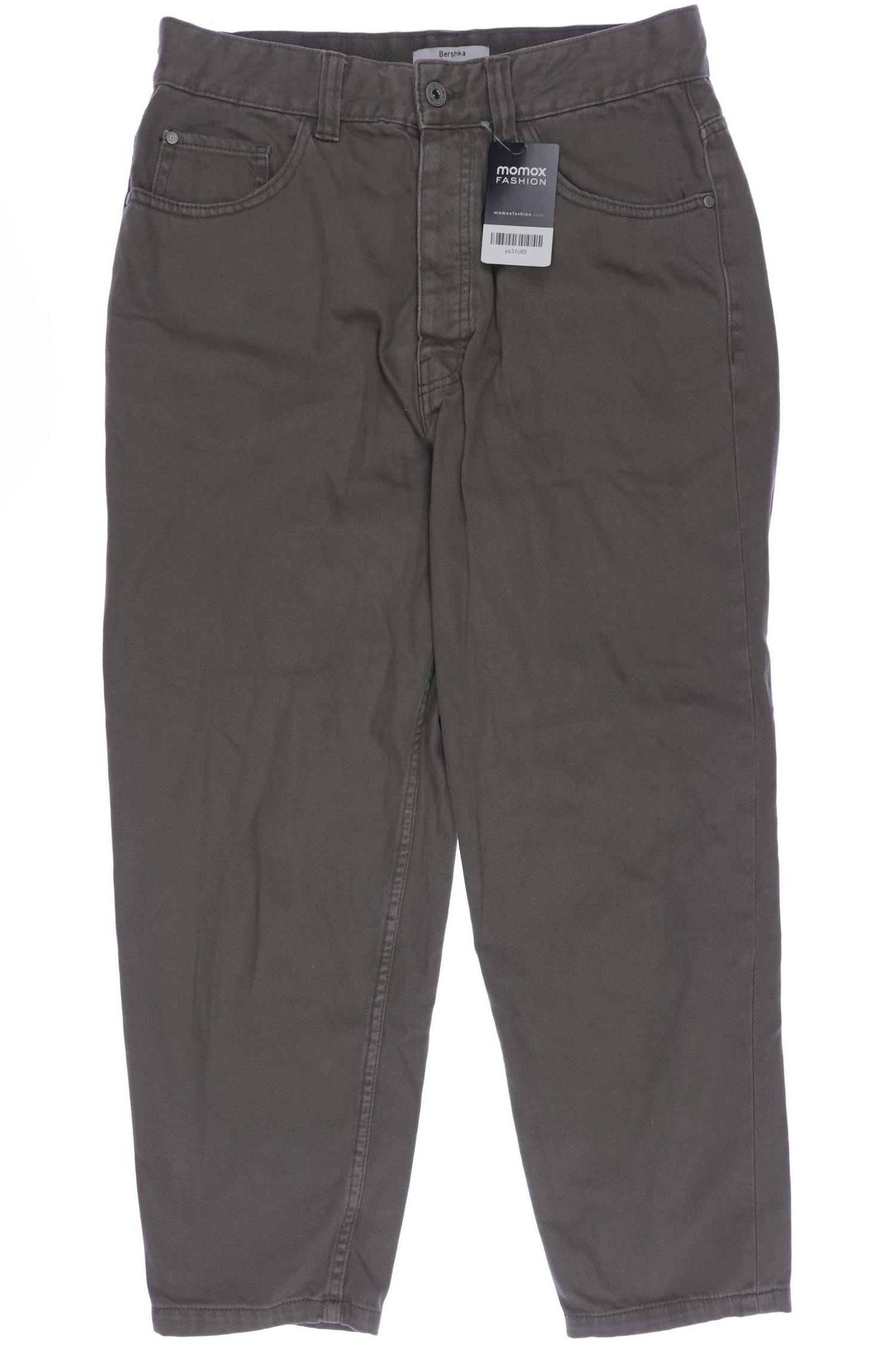 

bershka Damen Jeans, beige, Gr. 38