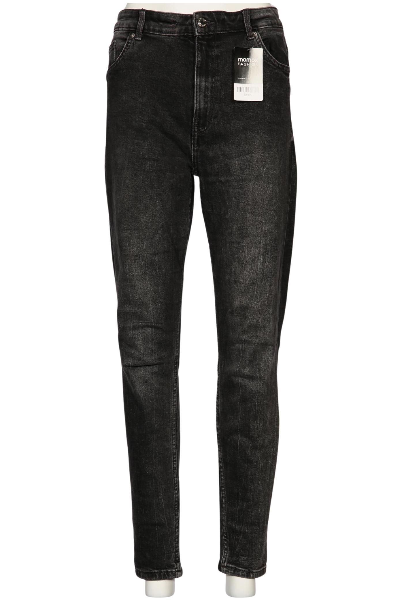 

bershka Damen Jeans, schwarz, Gr. 38