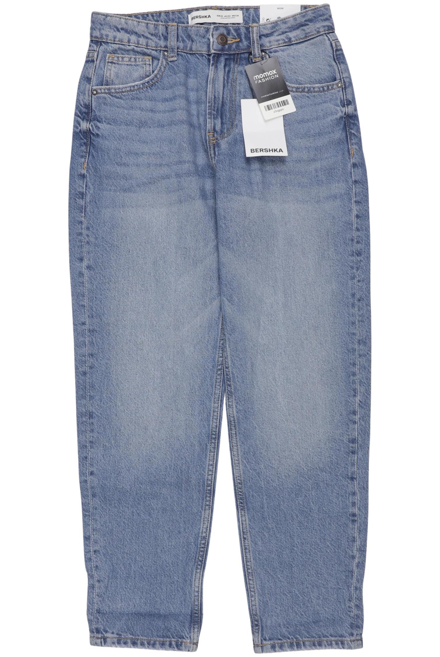

bershka Damen Jeans, hellblau, Gr. 34