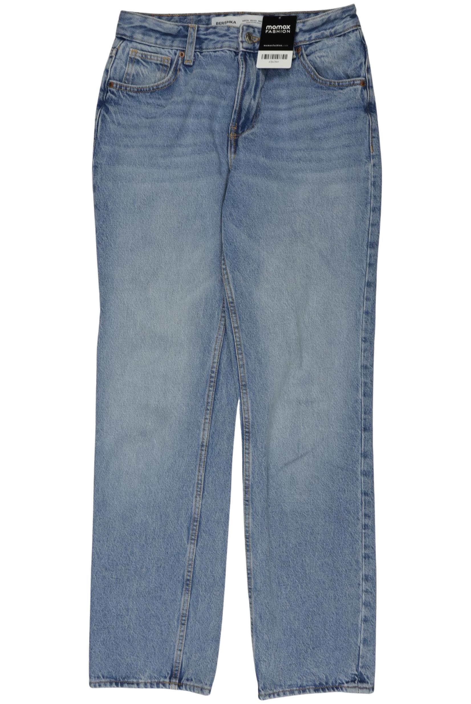 

bershka Damen Jeans, hellblau, Gr. 34