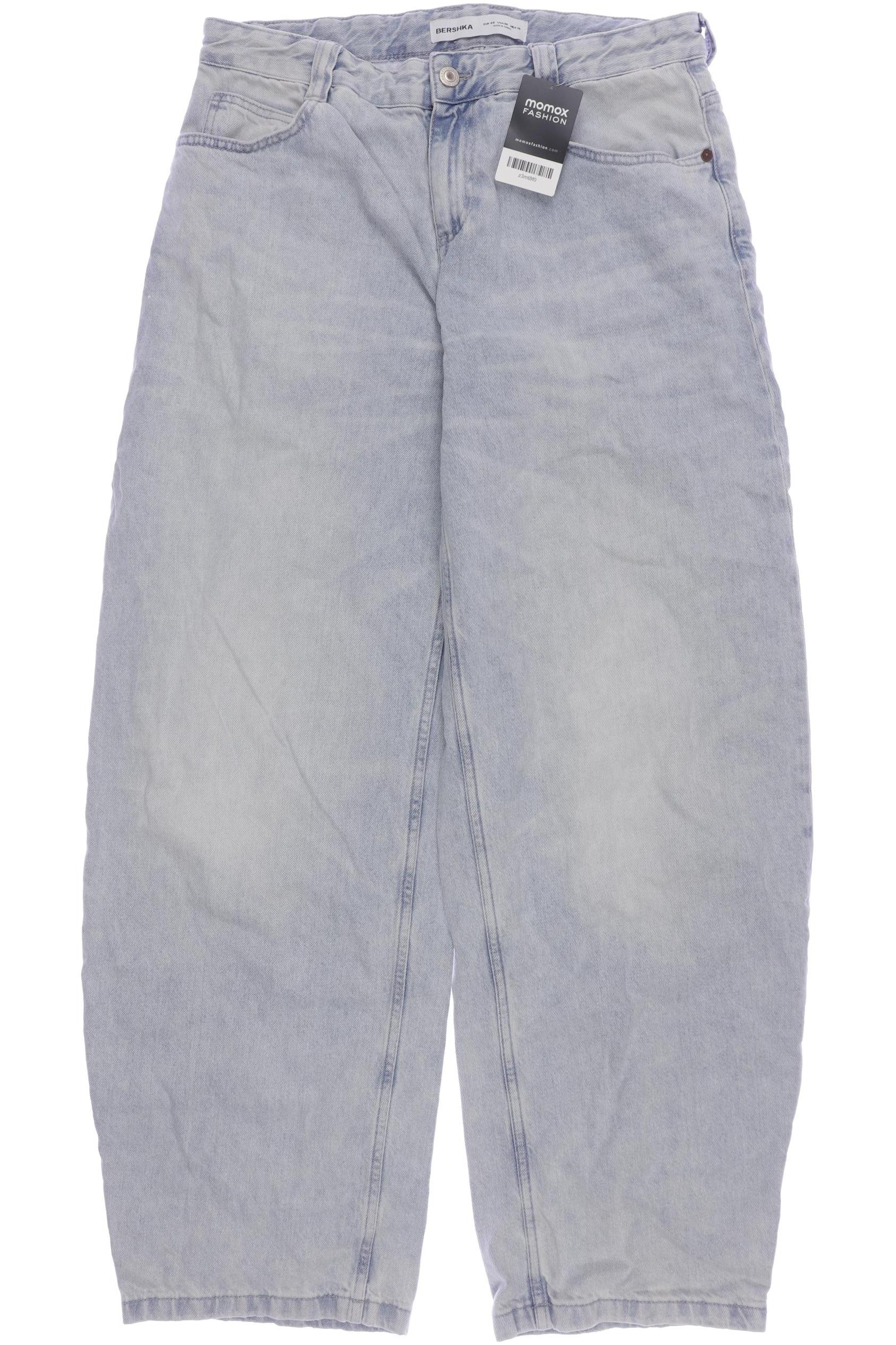 

bershka Damen Jeans, hellblau, Gr. 40
