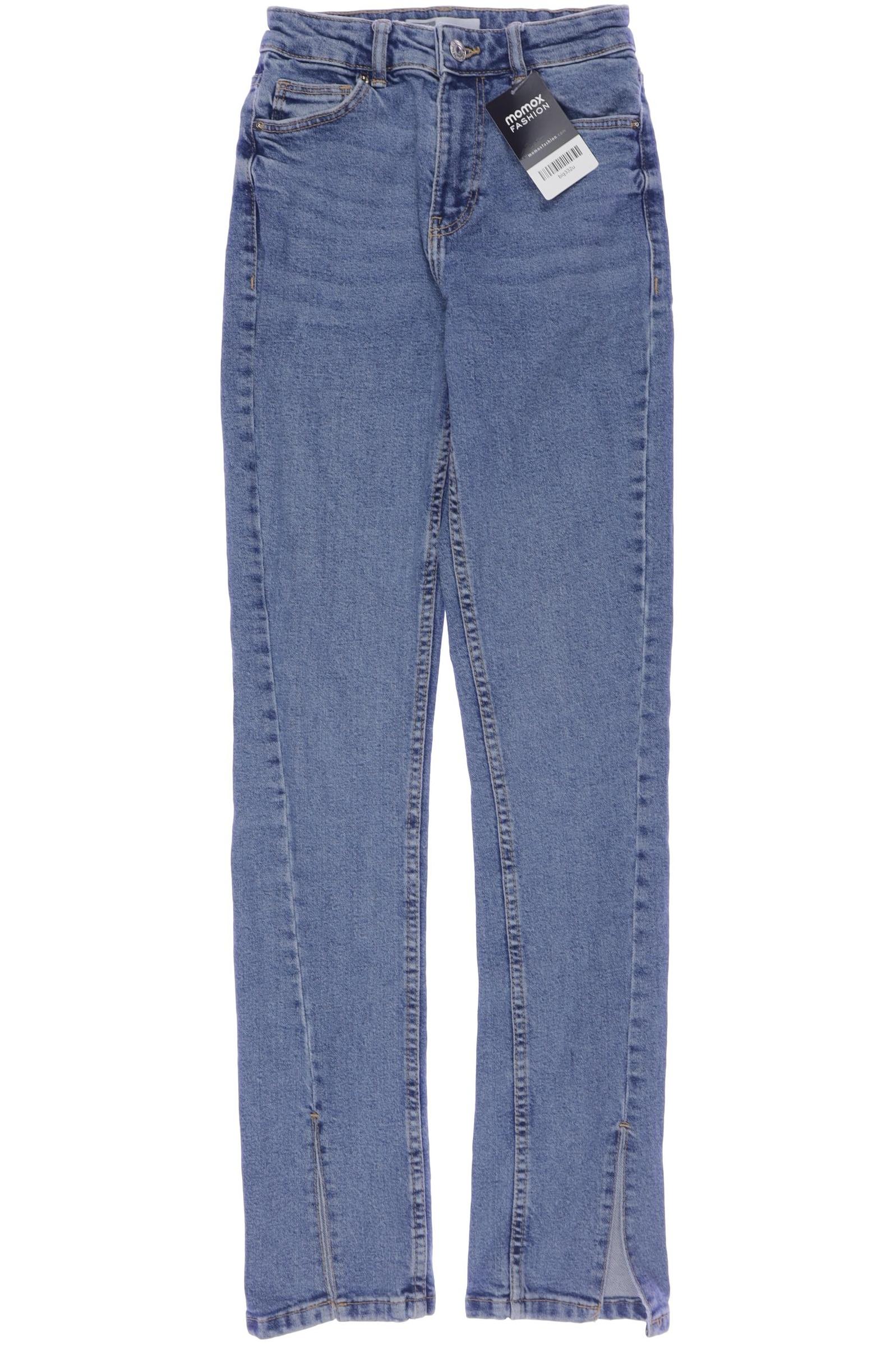 

bershka Damen Jeans, blau, Gr. 32