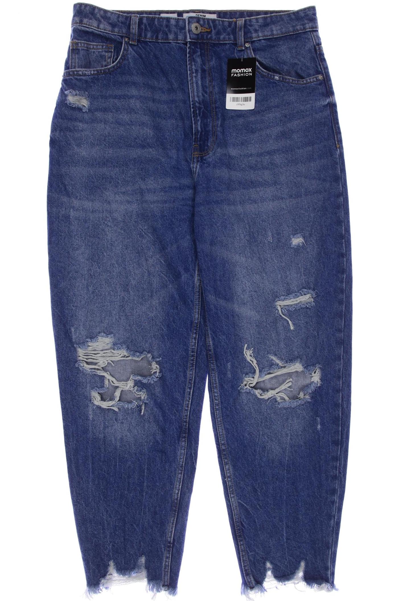 

bershka Damen Jeans, blau, Gr. 42