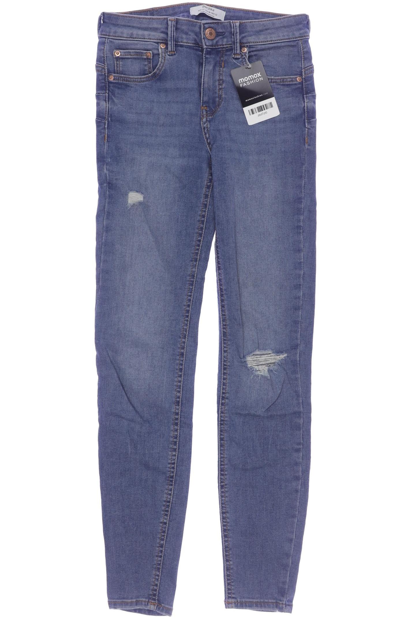 

bershka Damen Jeans, blau, Gr. 32