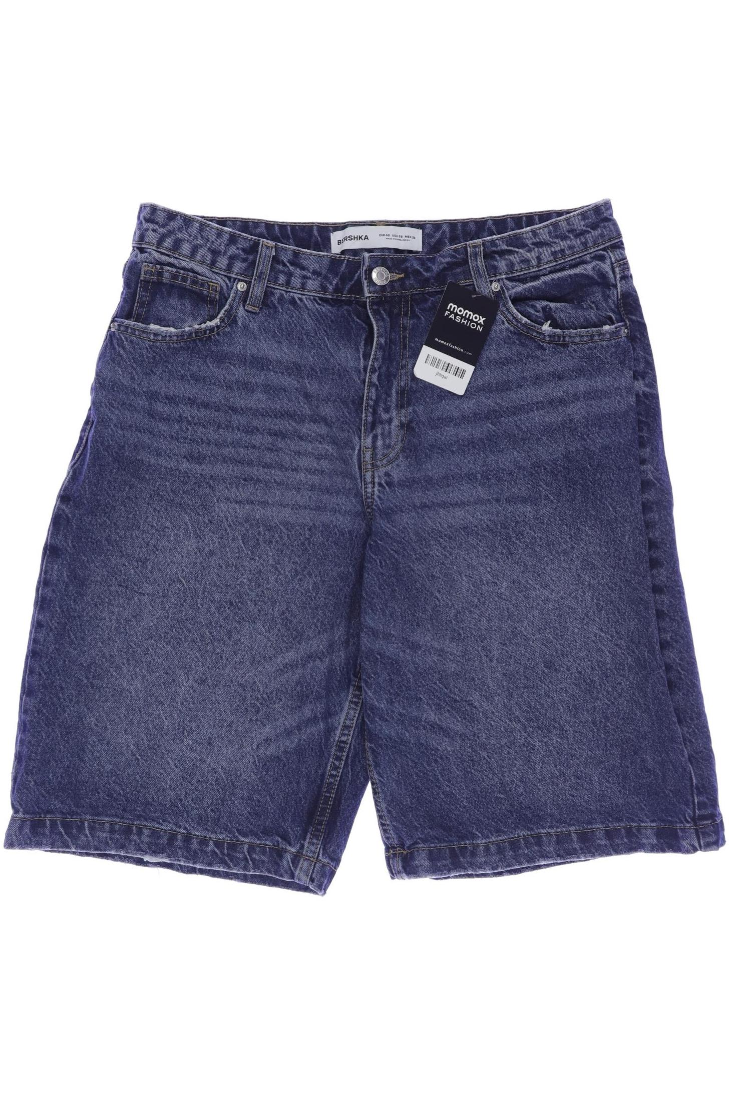 

bershka Damen Jeans, marineblau, Gr. 40